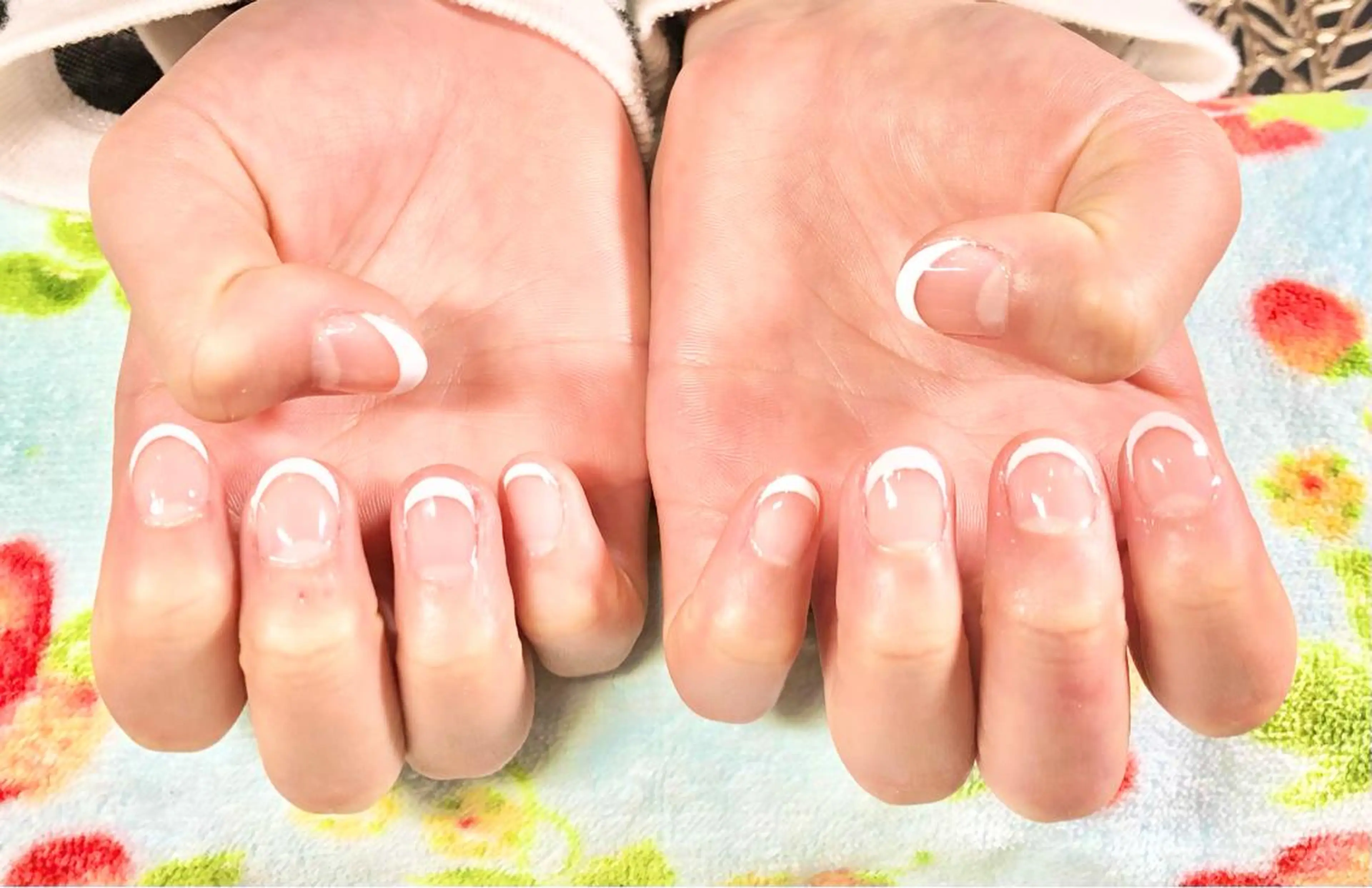 ネイル フレンチネイル ホワイト ハンドネイル Tairacchi ﾀｲﾗｯﾁのエステ・リラクイメージ