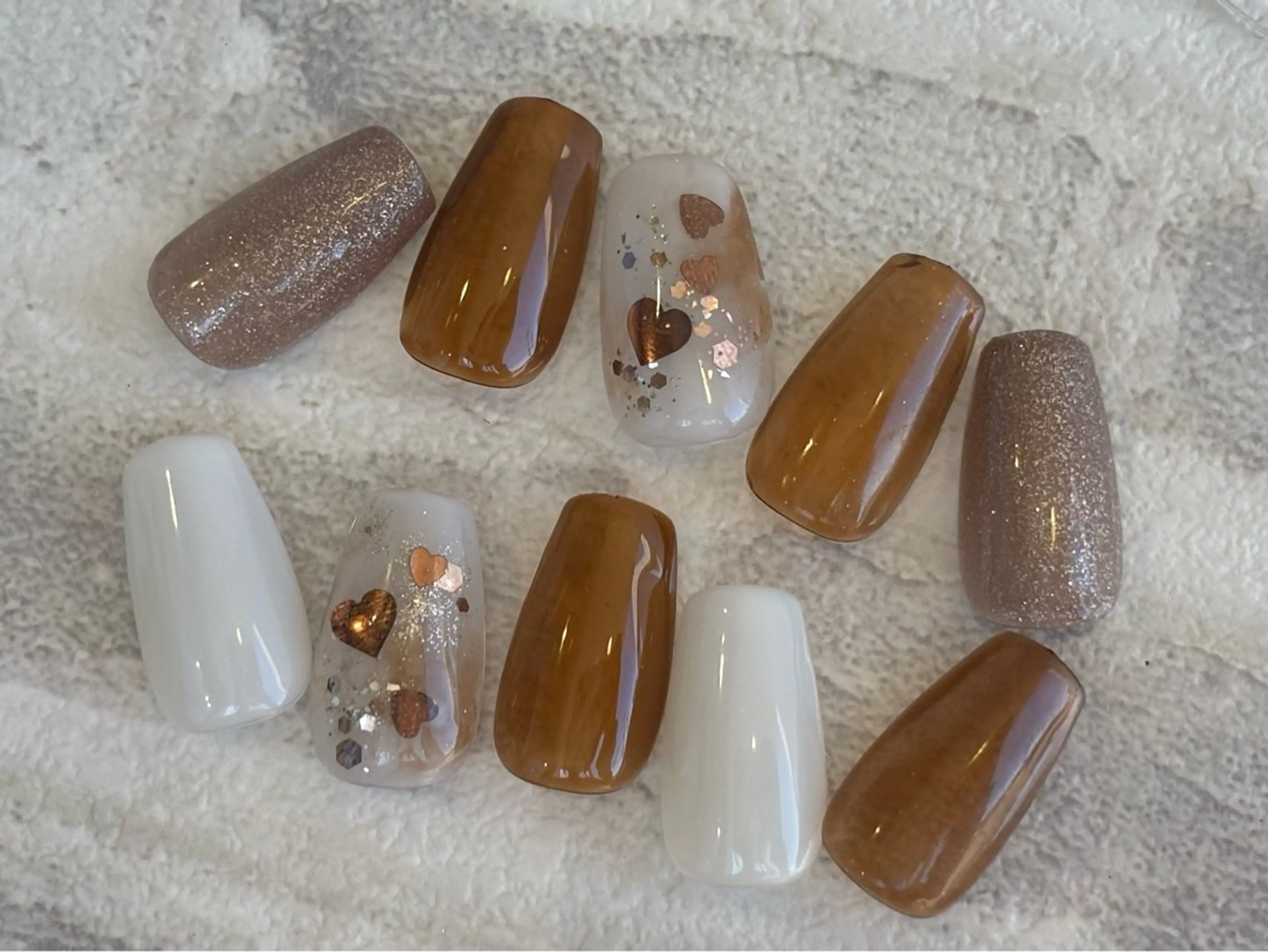 ネイル アートネイル ニュアンスネイル メルシー所属・田中 鈴茄のネイルデザイン