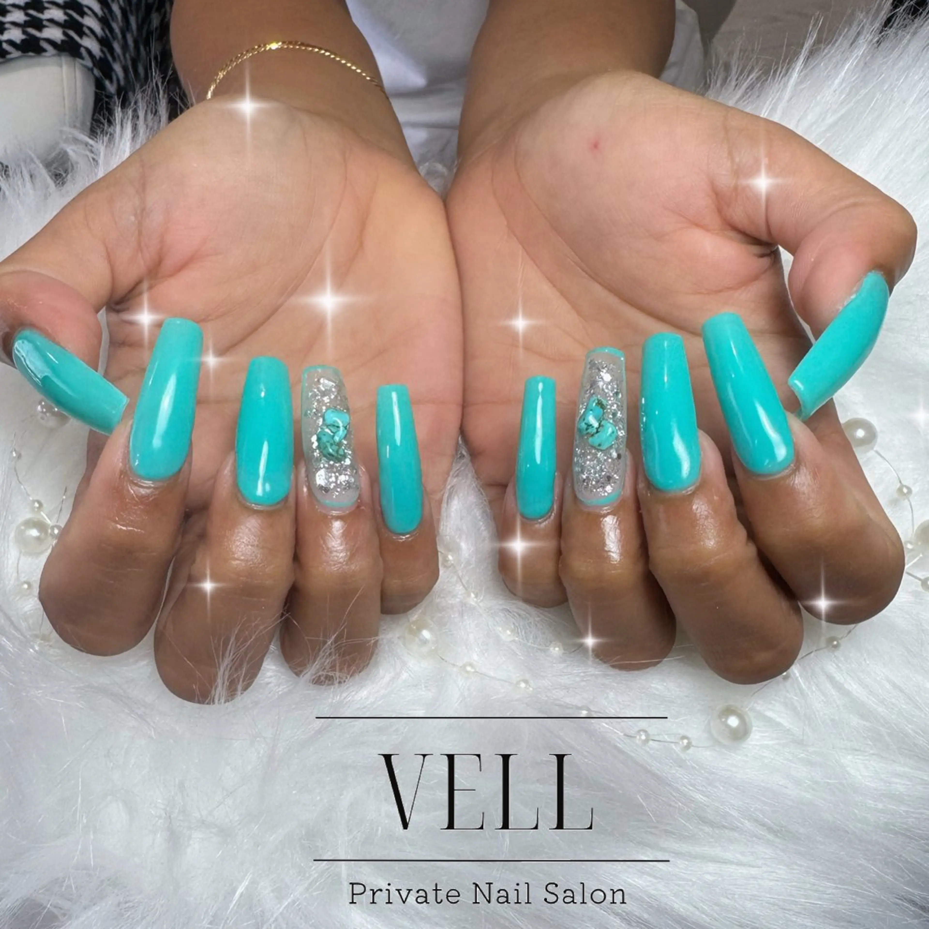 ネイル 長さ出し ﾈｲﾙｻﾛﾝ Vellのネイルデザイン