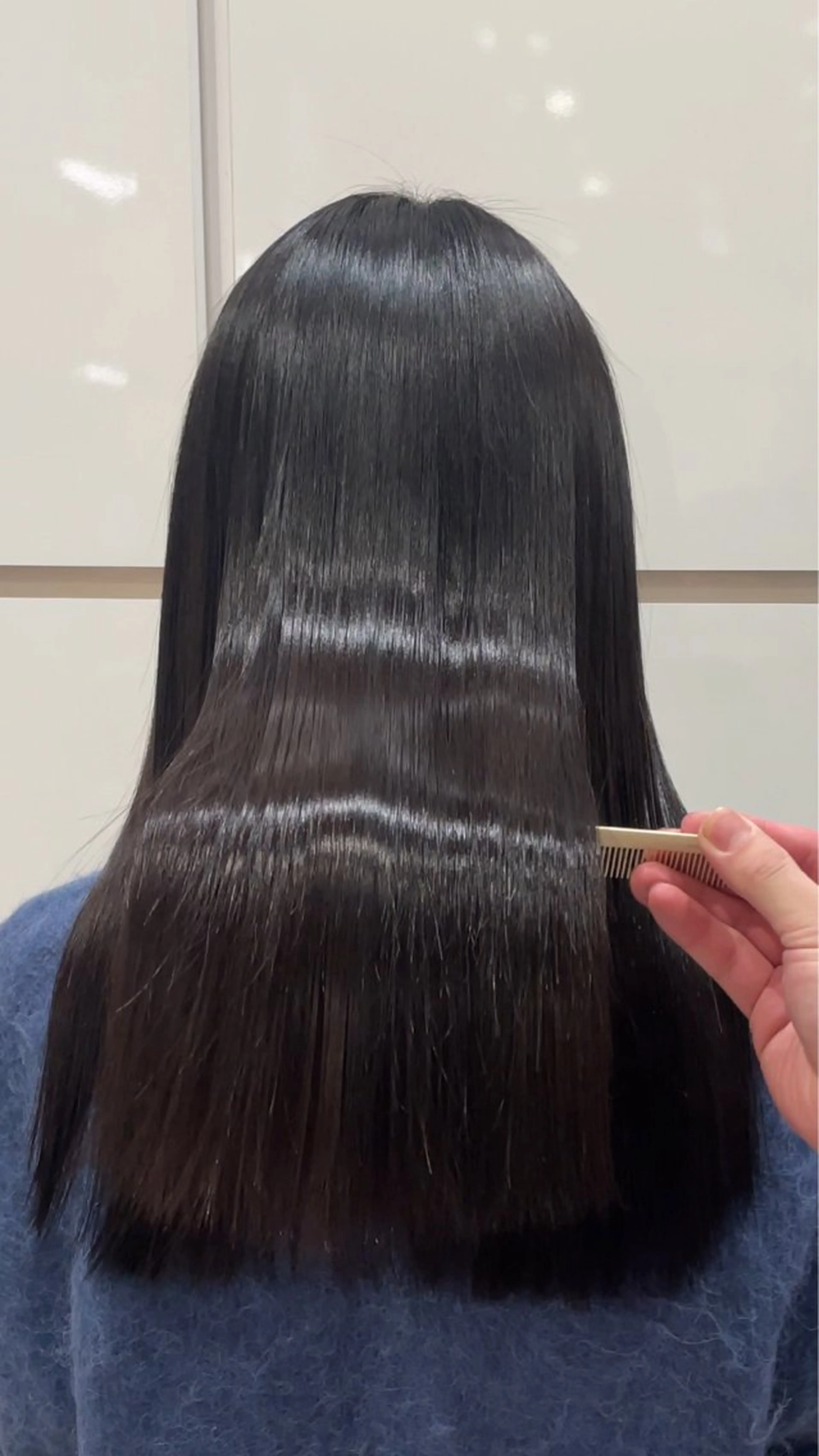 ロング 縮毛矯正 トリートメント 店長/藤原 季矢のヘアスタイル