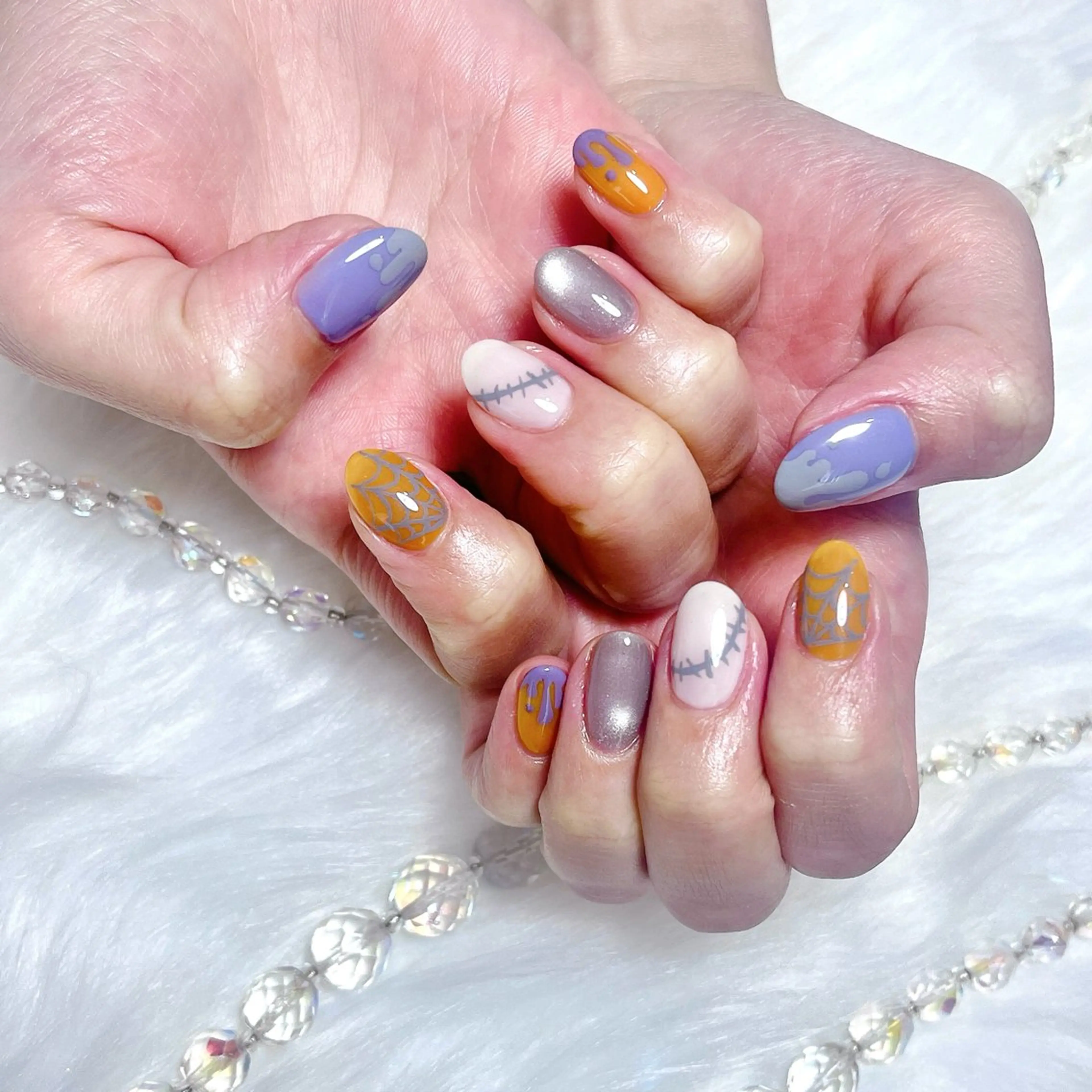 ネイル ハロウィン ハンドネイル Nailsalon Nearのネイルデザイン