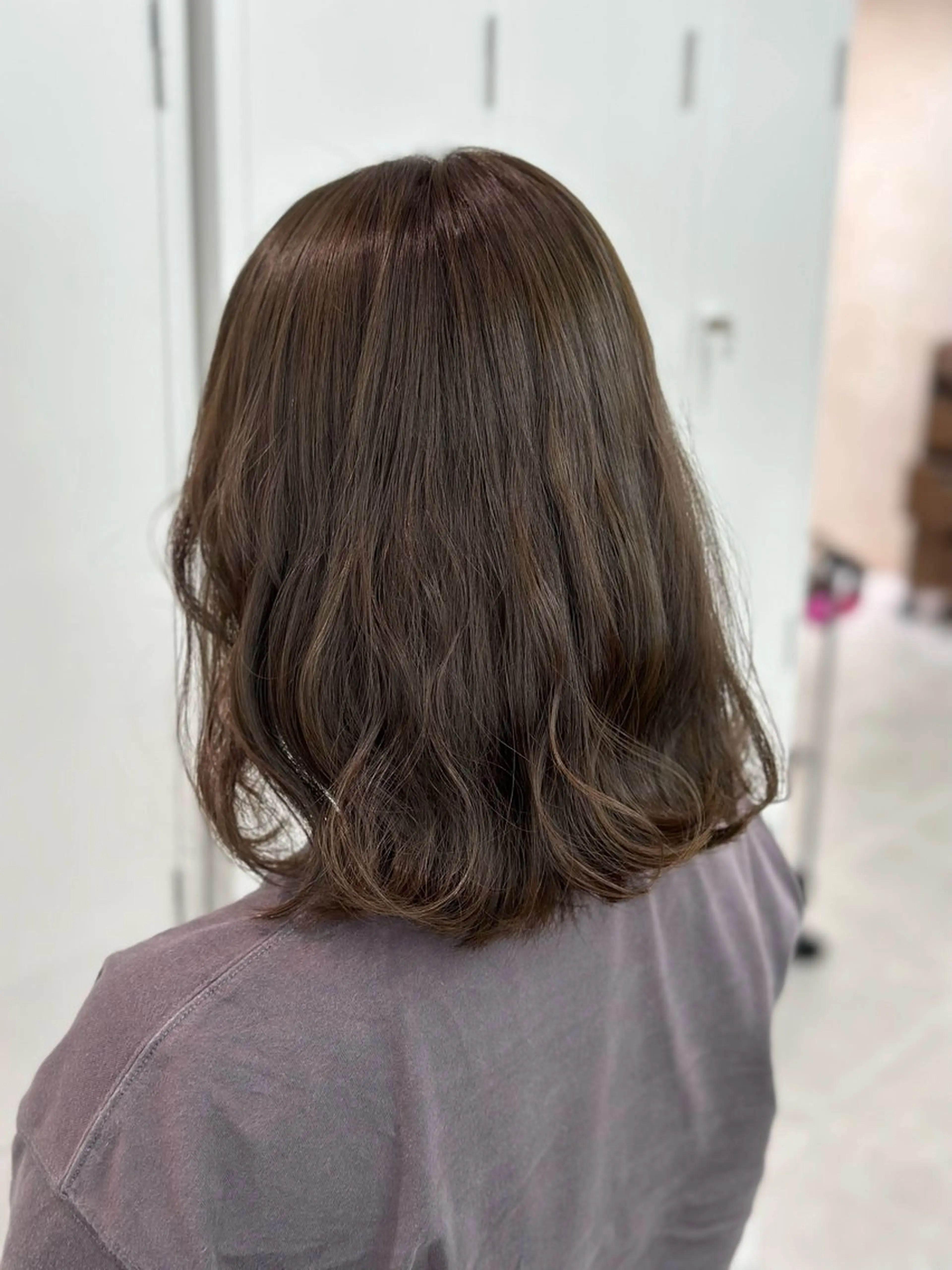 ミディアム カラー 🤍透明感カラー🤍 Moeのヘアスタイル