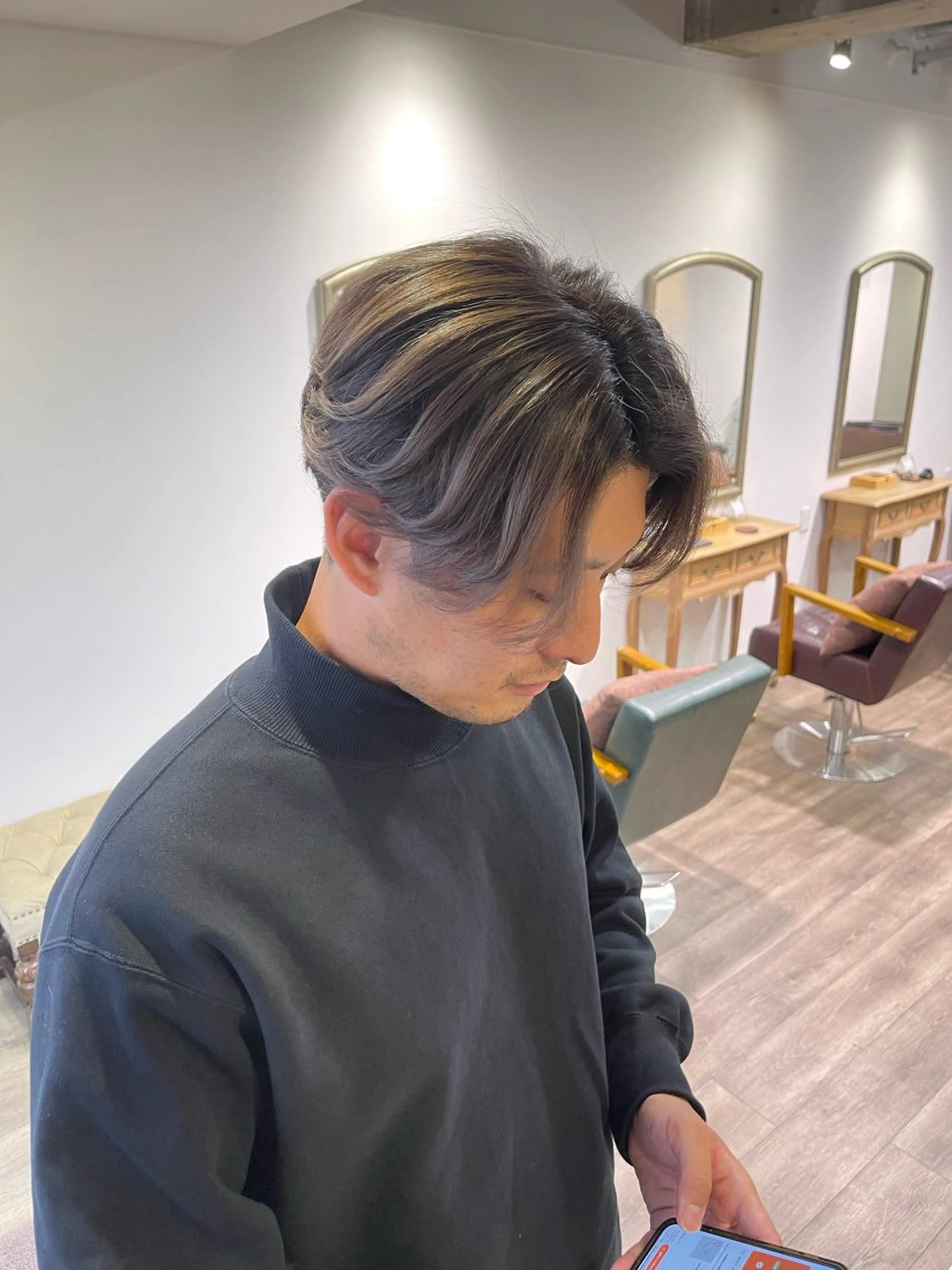 ショート カラー メンズ カット ヘアカラー Felice Erikaのヘアスタイル