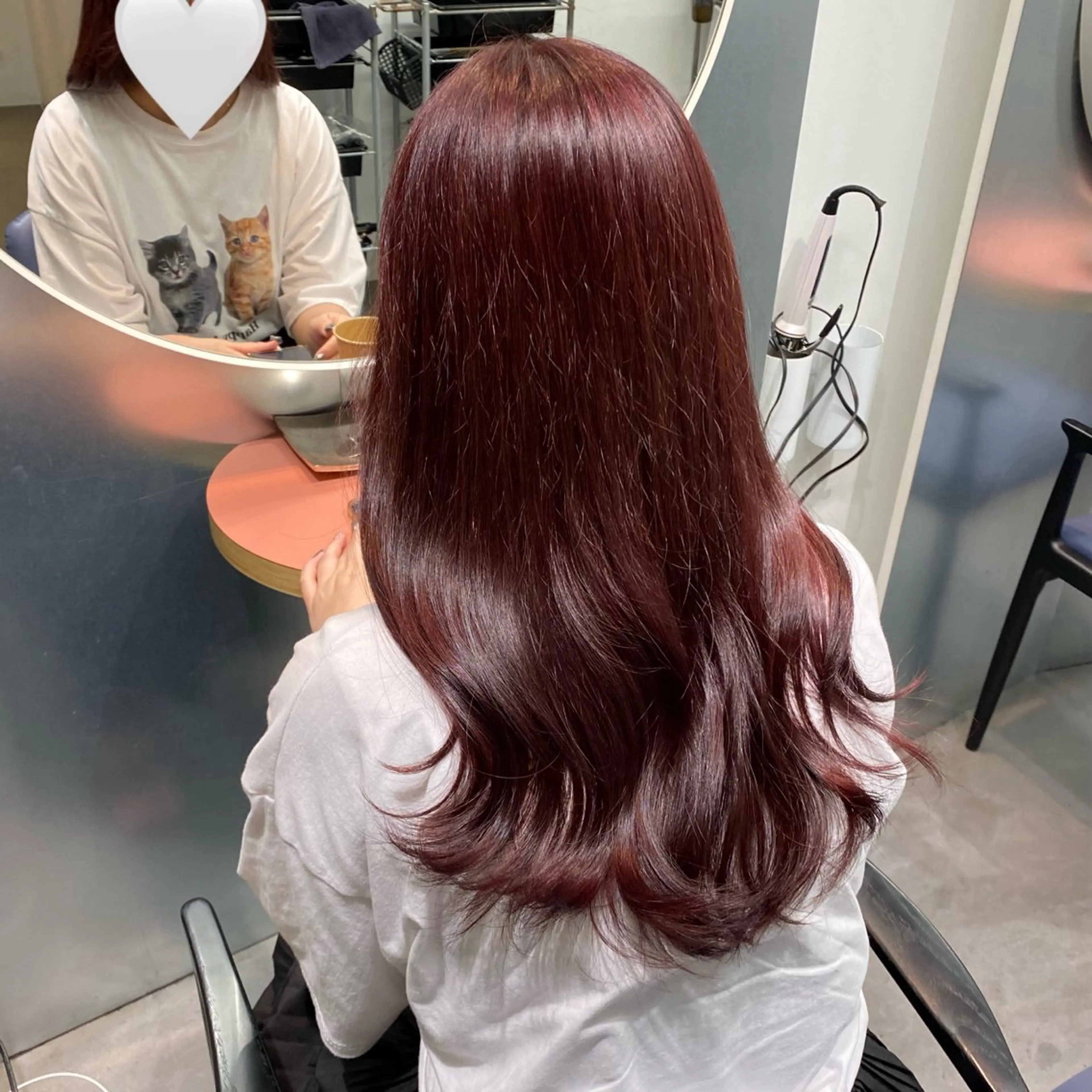 セミロング カラー ヘアカラー トリートメント blink所属・暖色/ブラウン/ 透明感/ゆうかのヘアスタイル