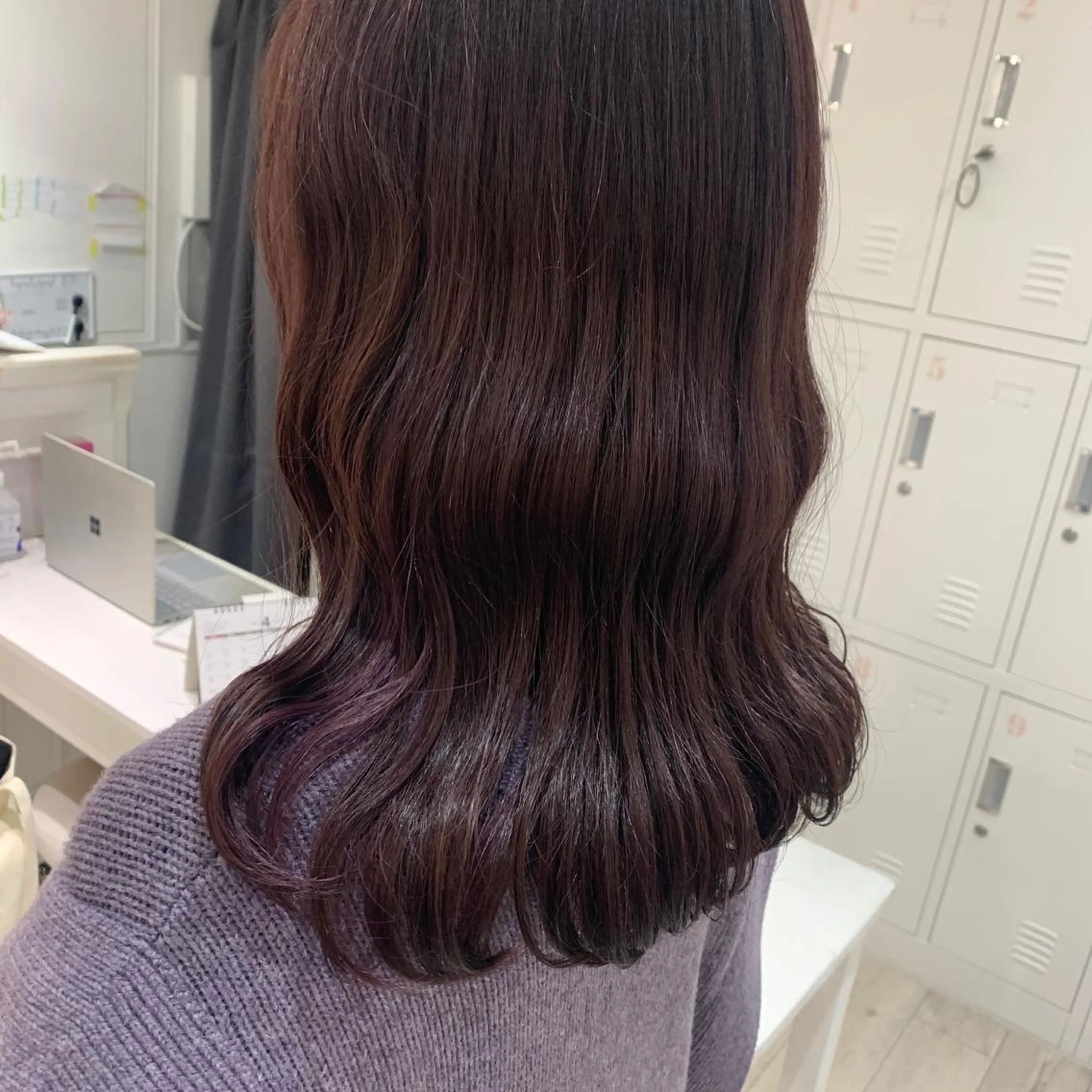セミロング カラー HARUKA韓国ヘア /Luana梅田のヘアスタイル