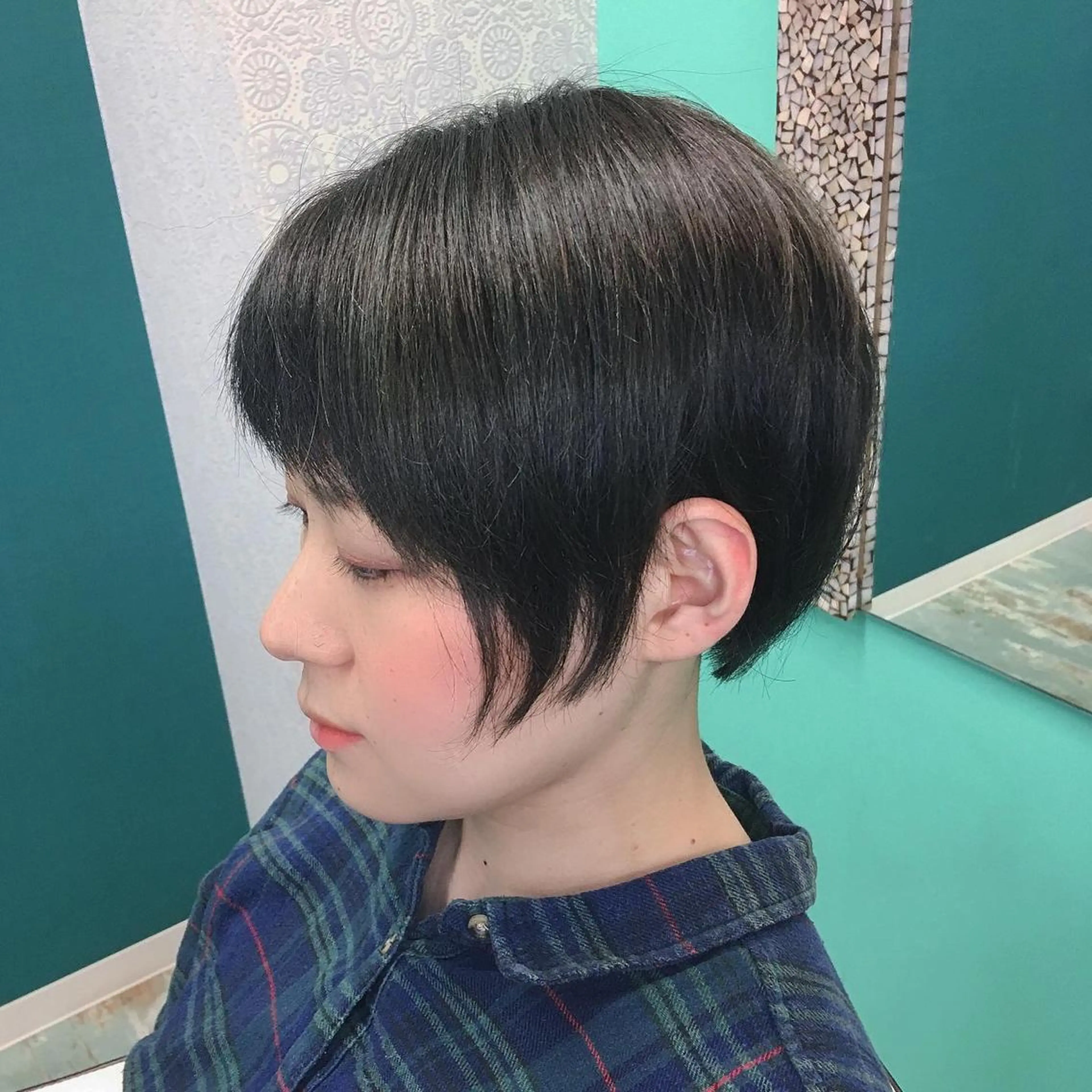 ショート ショートレイヤー レイヤーカット ショートヘア カット 山本 雷のヘアスタイル