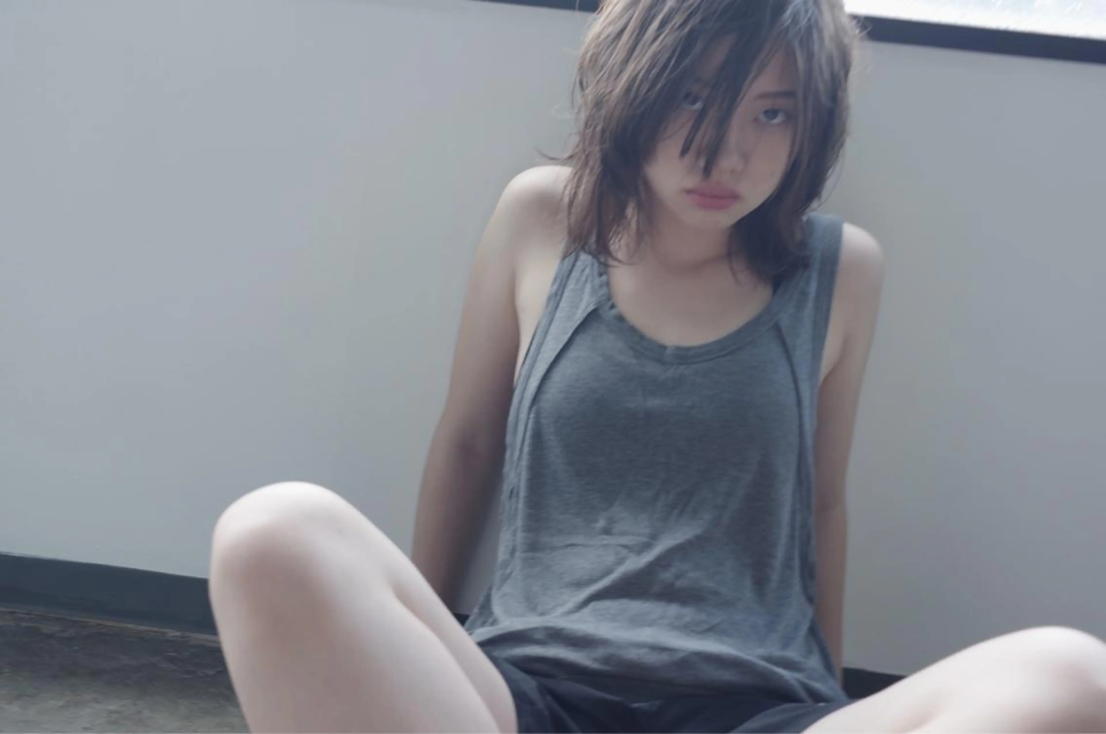 ショート ミディアム カラー クセ毛お悩みの方 四宮桂佑のヘアスタイル