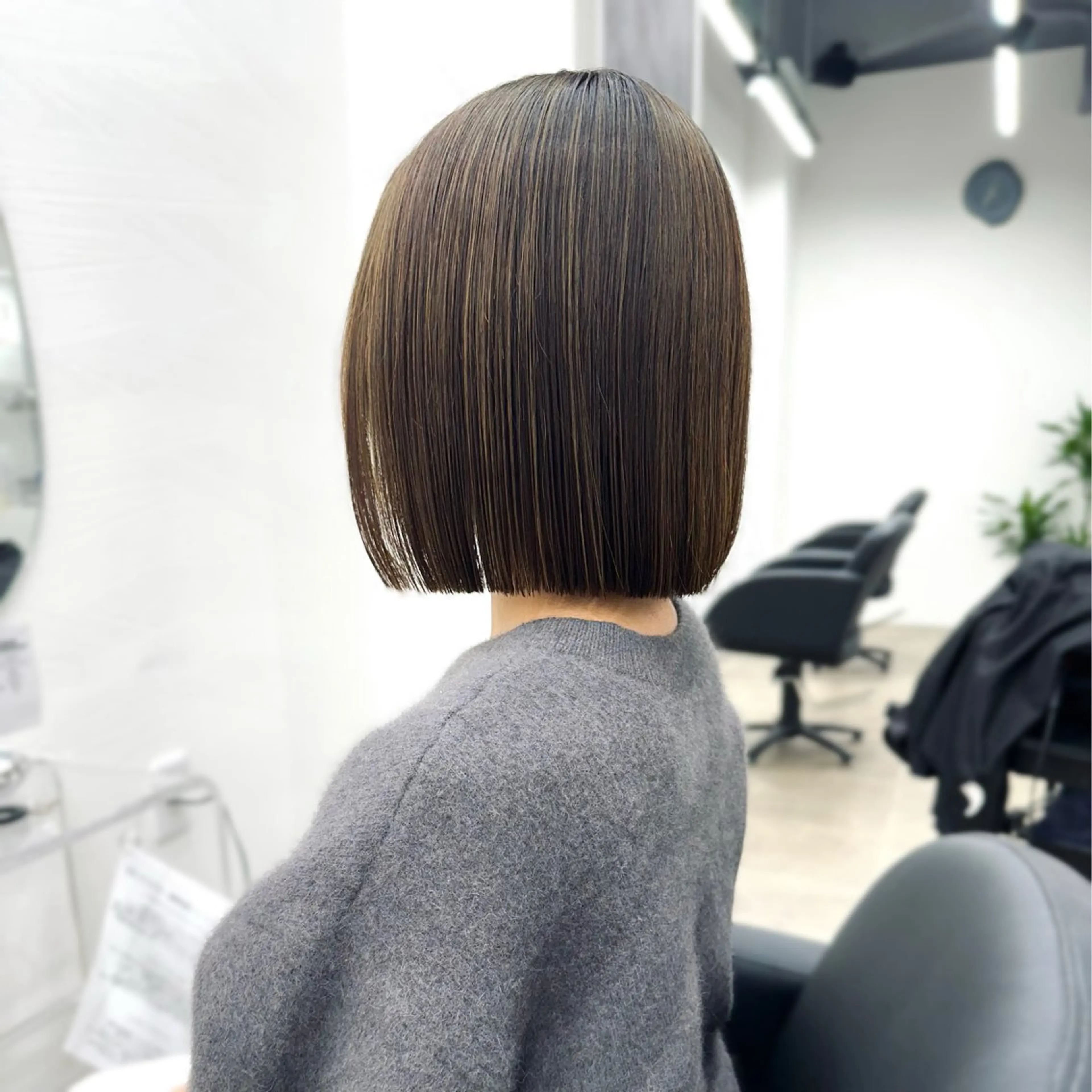 ショート カラー ベージュカラー ハイライトカラー ボブ ハイライト カット ヘアカラー ショートとボブの専門 船橋徒歩５分/ERIのヘアスタイル