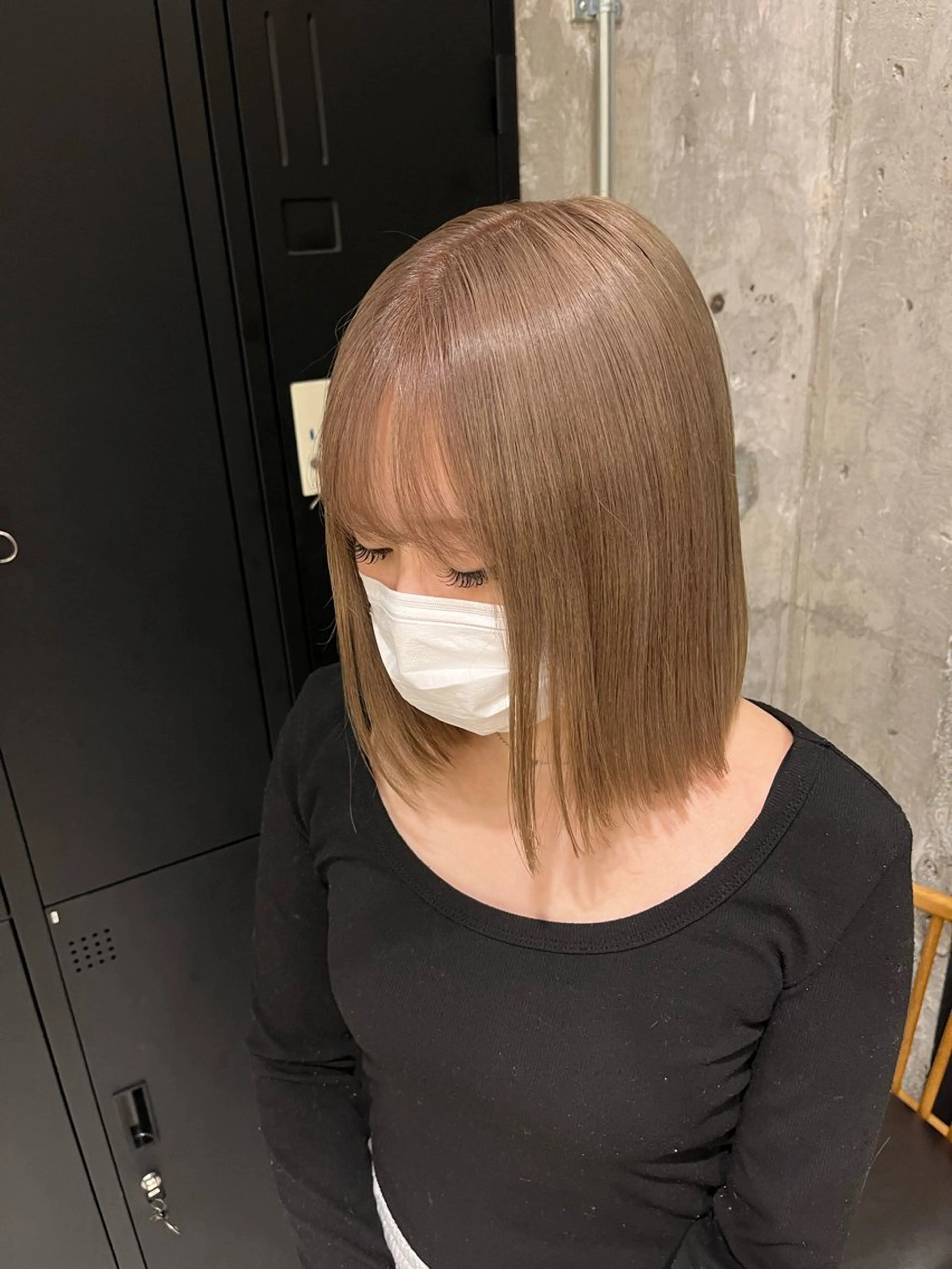 ミディアム ヘアカラー 🌊ハイライト Rizu🌊のヘアスタイル