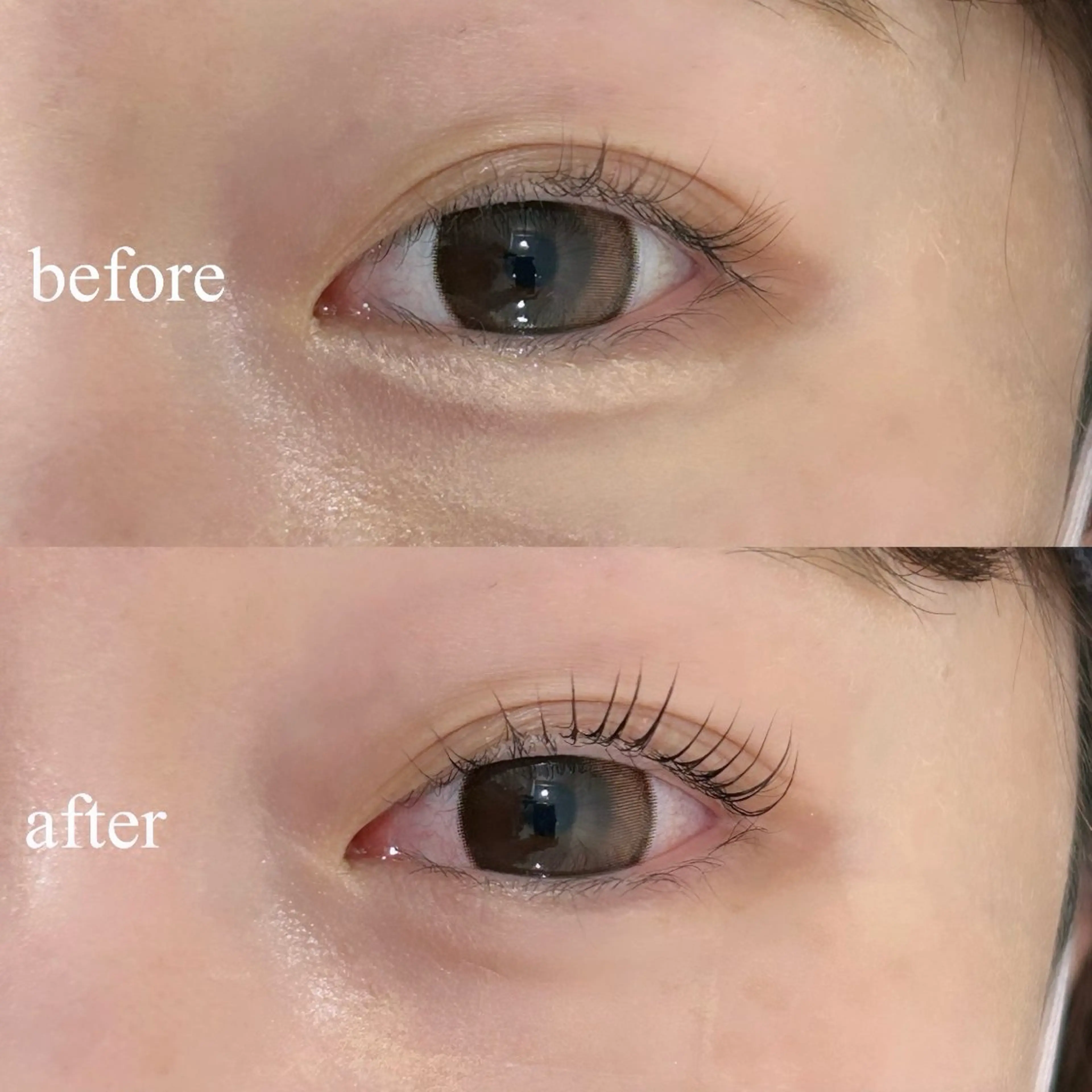 マツエク・マツパ パリジェンヌラッシュリフト chiri／似合わせ ／まつげパーマ／立川のマツエク・マツパデザイン