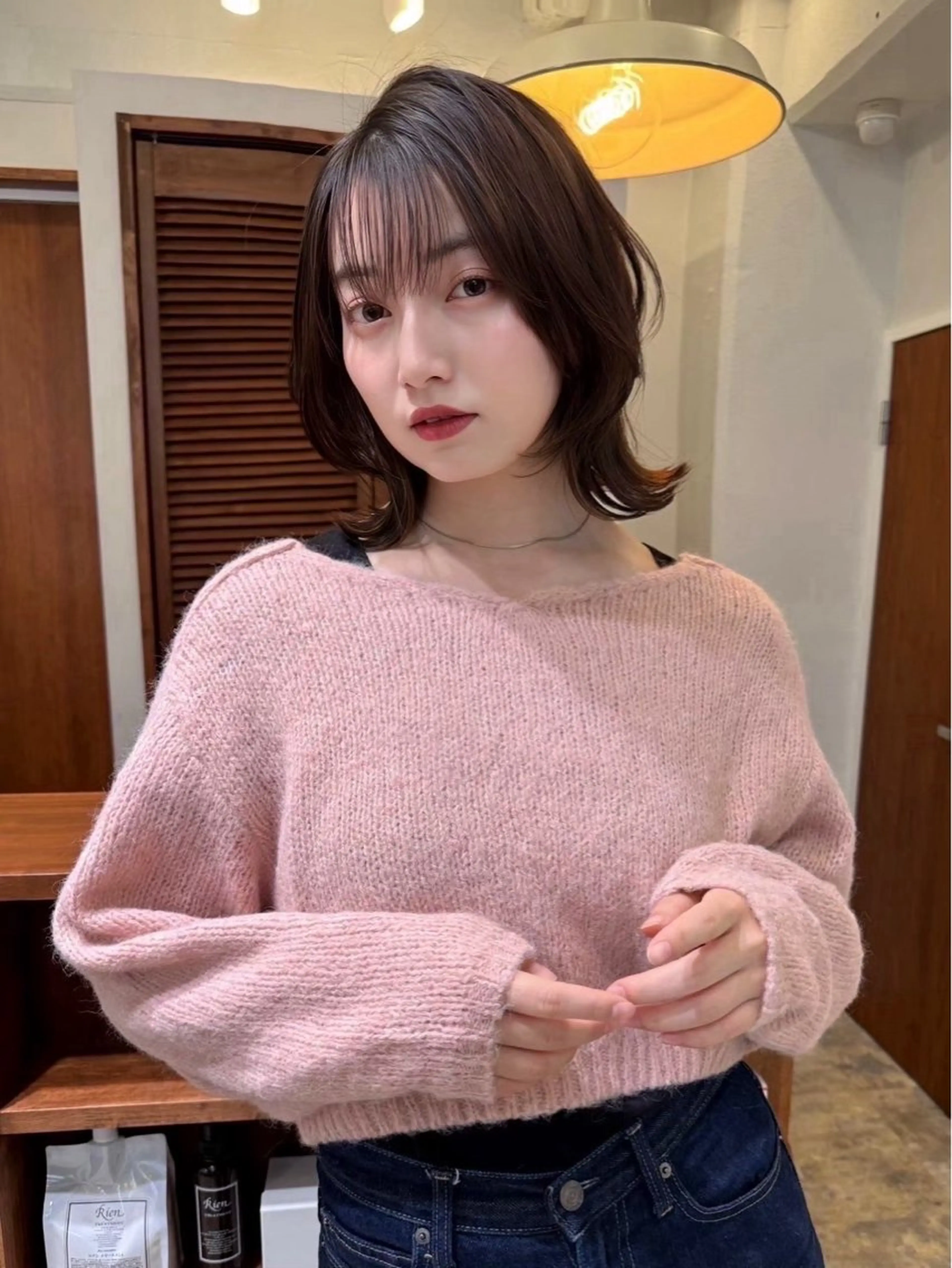 ミディアム 小林 美月  透明感カラーのヘアスタイル