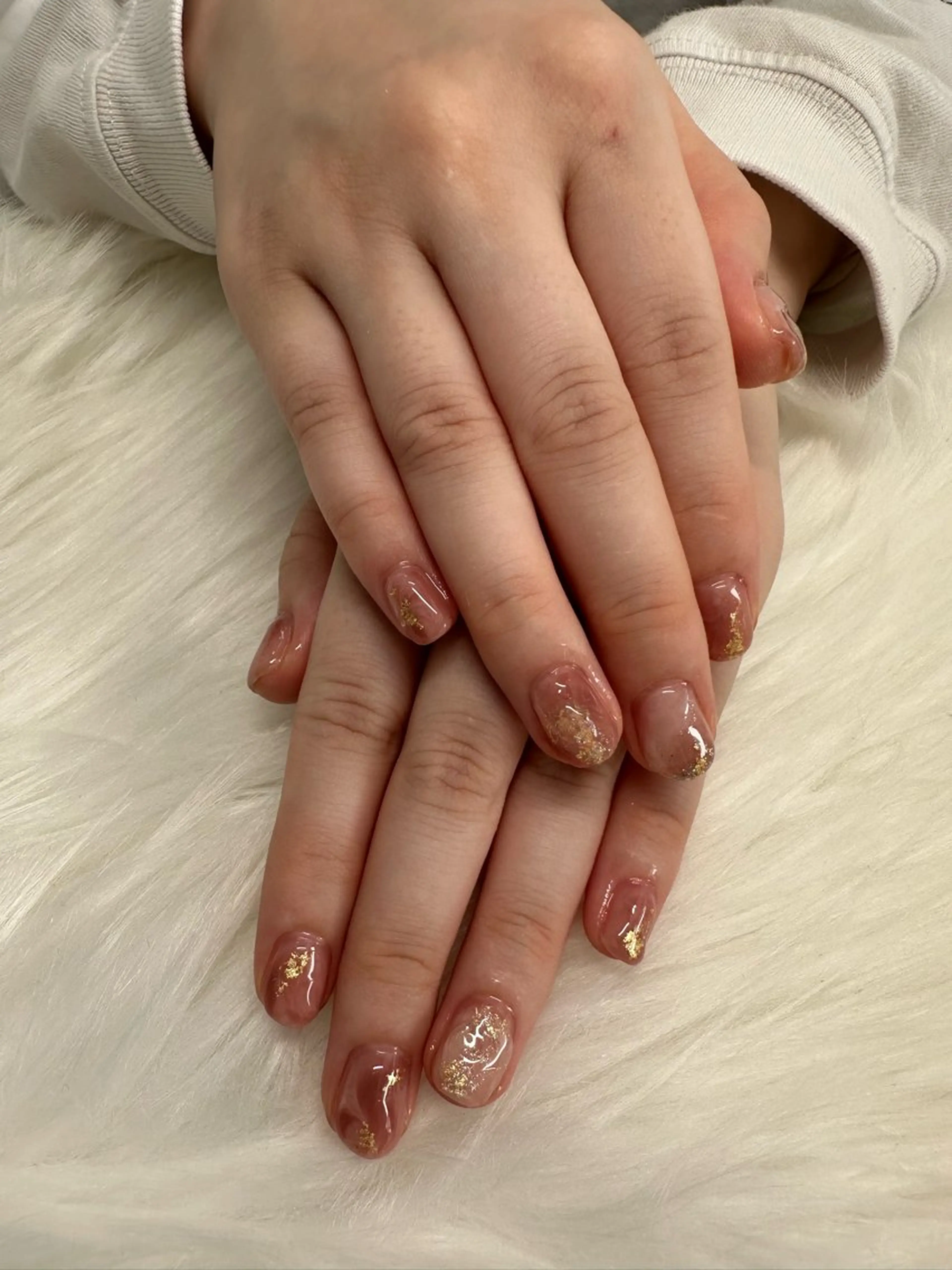 ニュアンスネイル🌼（オフなし）ドライケア有の写真