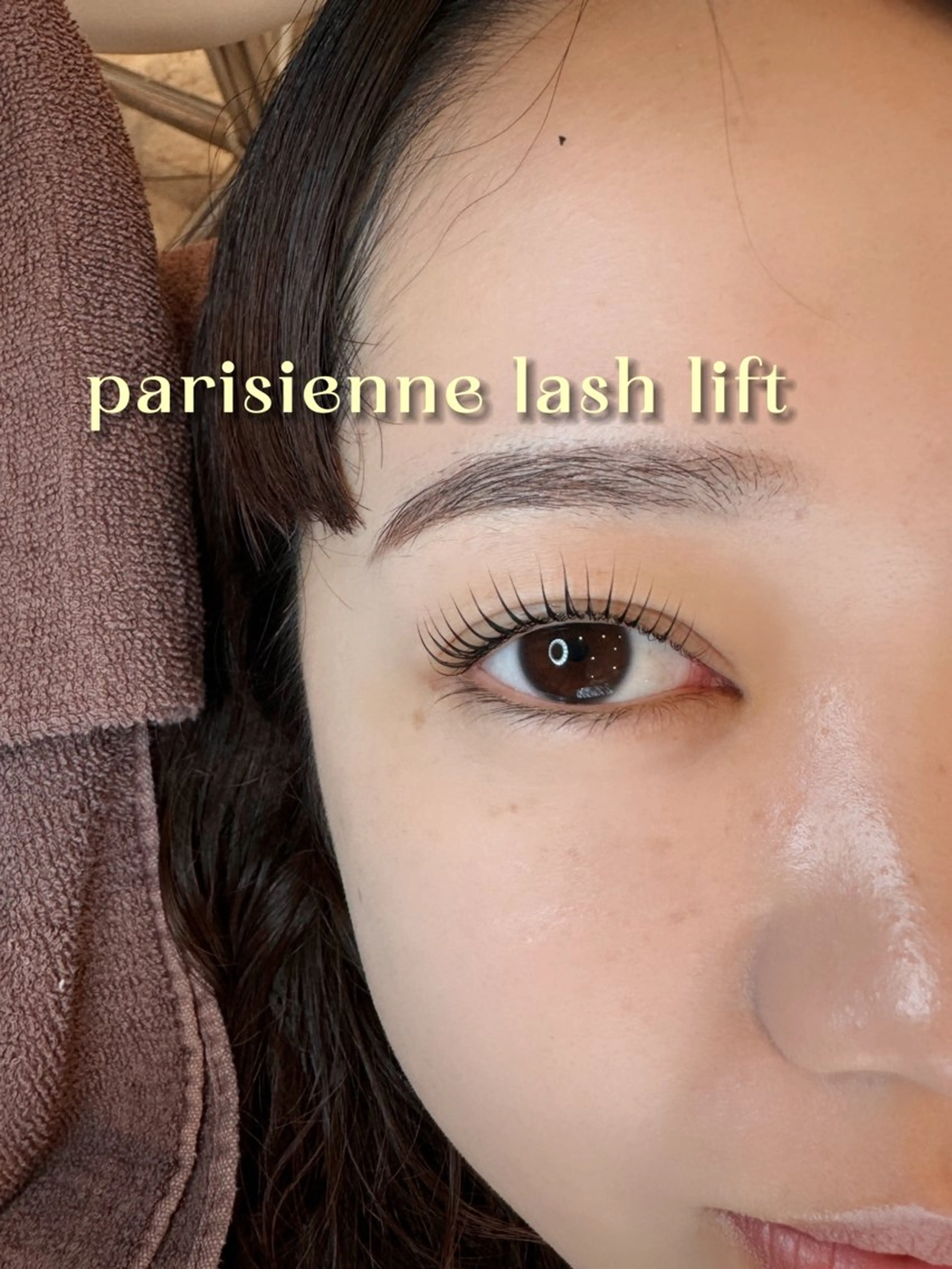 パリジェンヌラッシュリフト🪞根本から80℃立ち上げの写真