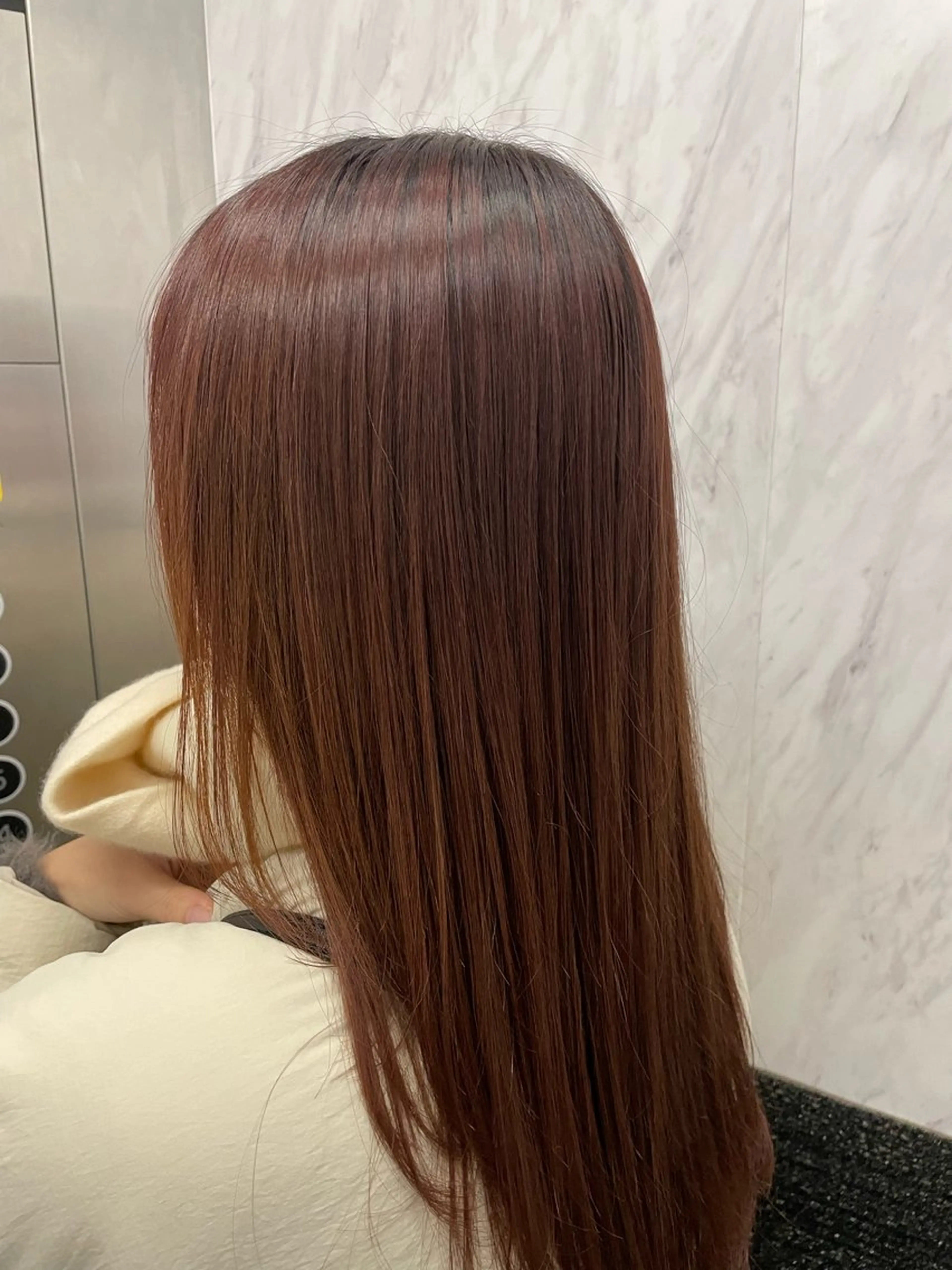 ロング カラー パーマ メンズ 縮毛矯正 縮毛矯正 バレイヤージュ/ 髪質改善/渡邉悟🌱のヘアスタイル