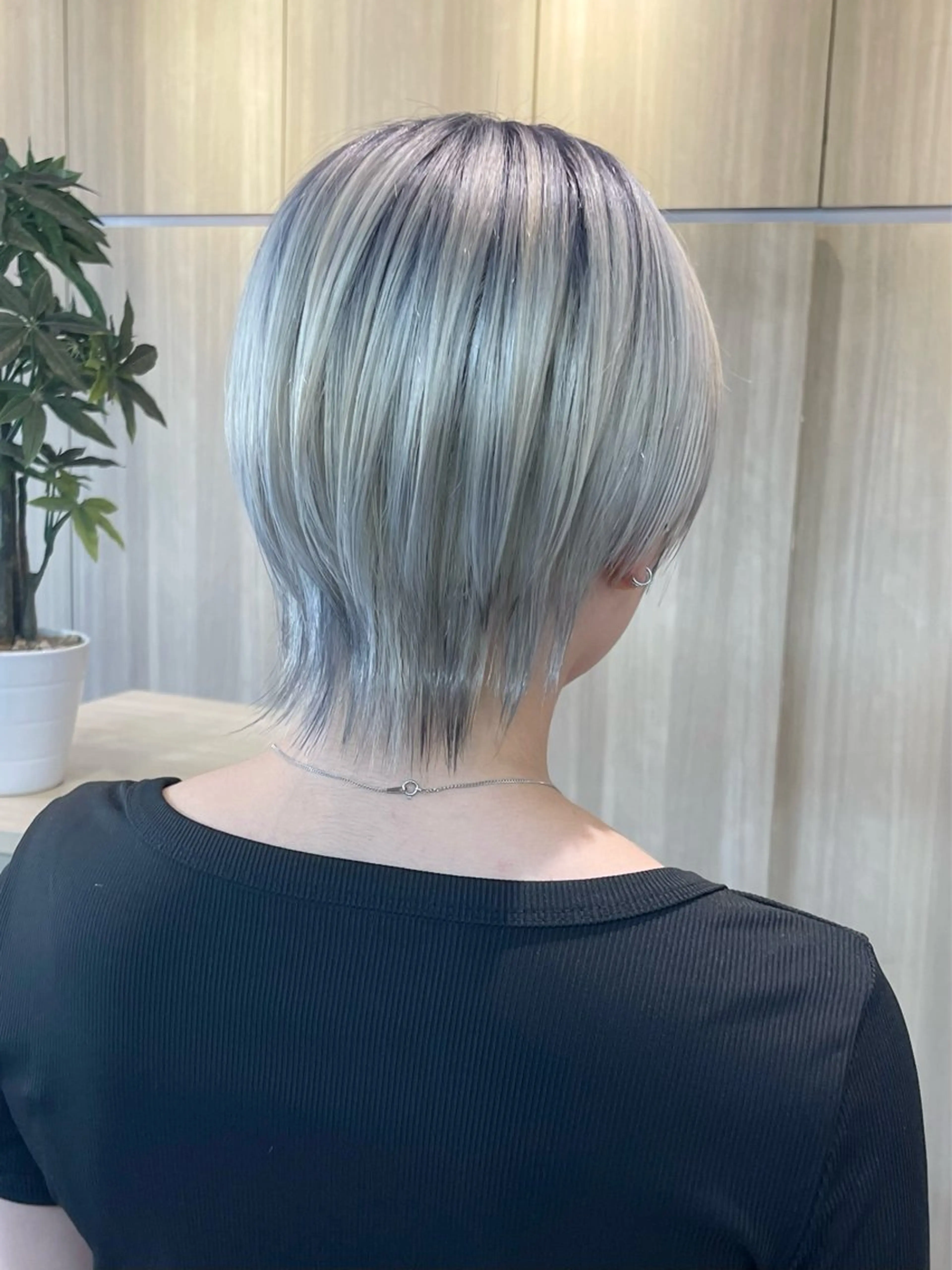 ショート カラー カット ヘアカラー トリートメント 野田頭 心🌿/ボブ レイヤー/艶カラーのヘアスタイル