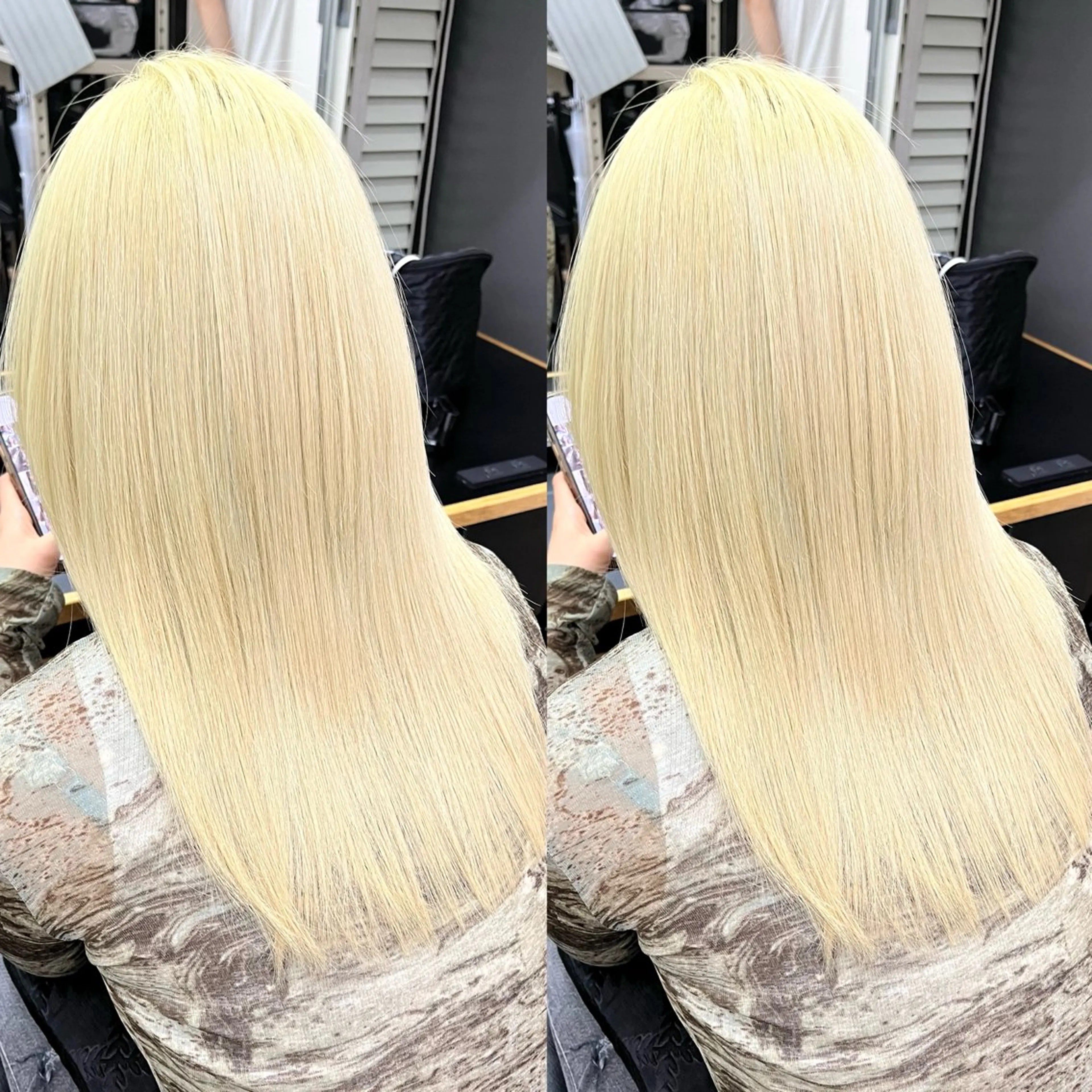 🤍新規限定🤍 ブリーチ(2回)+カラー+髪質改善トリートメントの写真