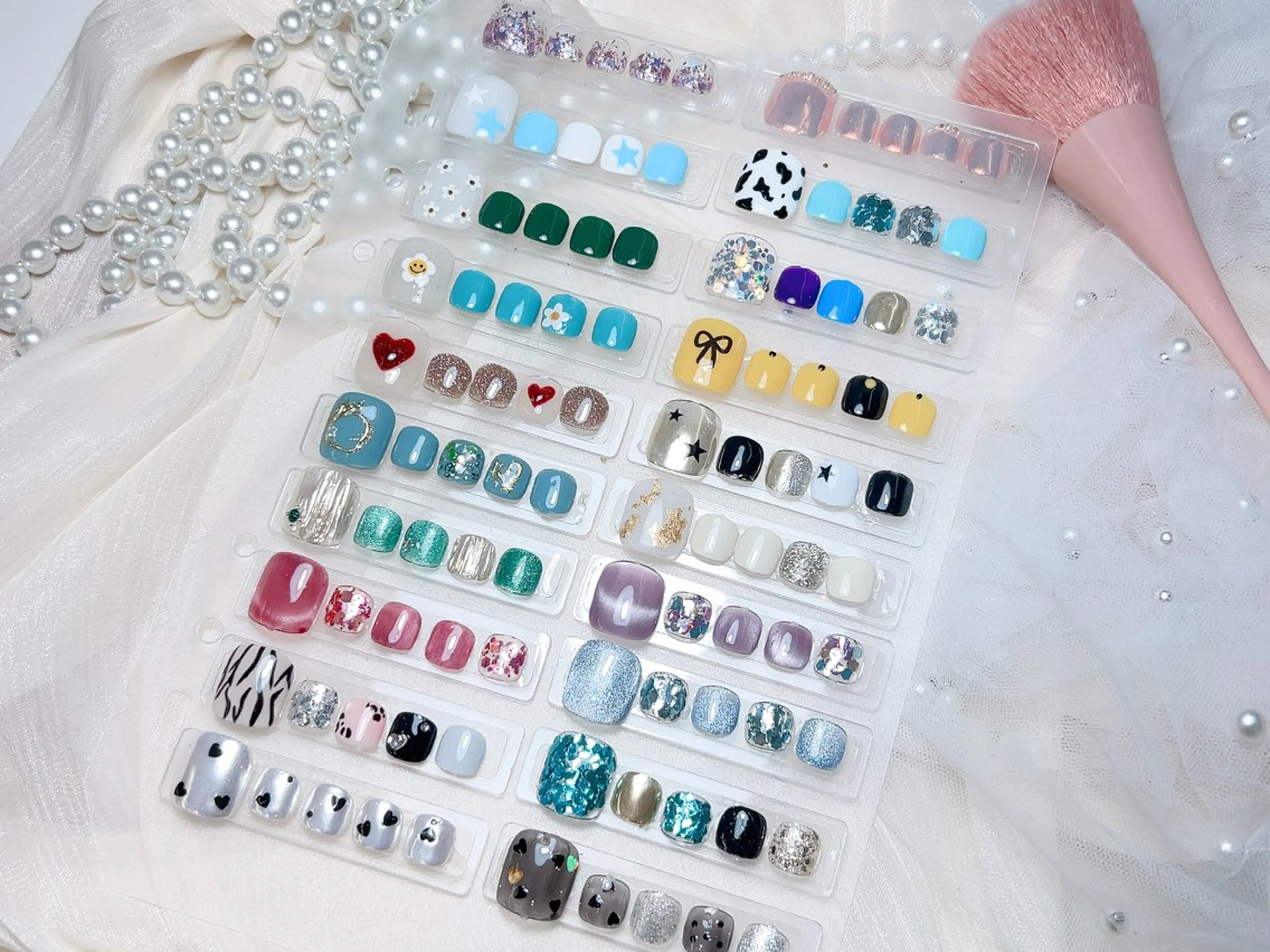 ネイル フットネイル フットネイル M🌷nail 長さだし専門店のネイルデザイン