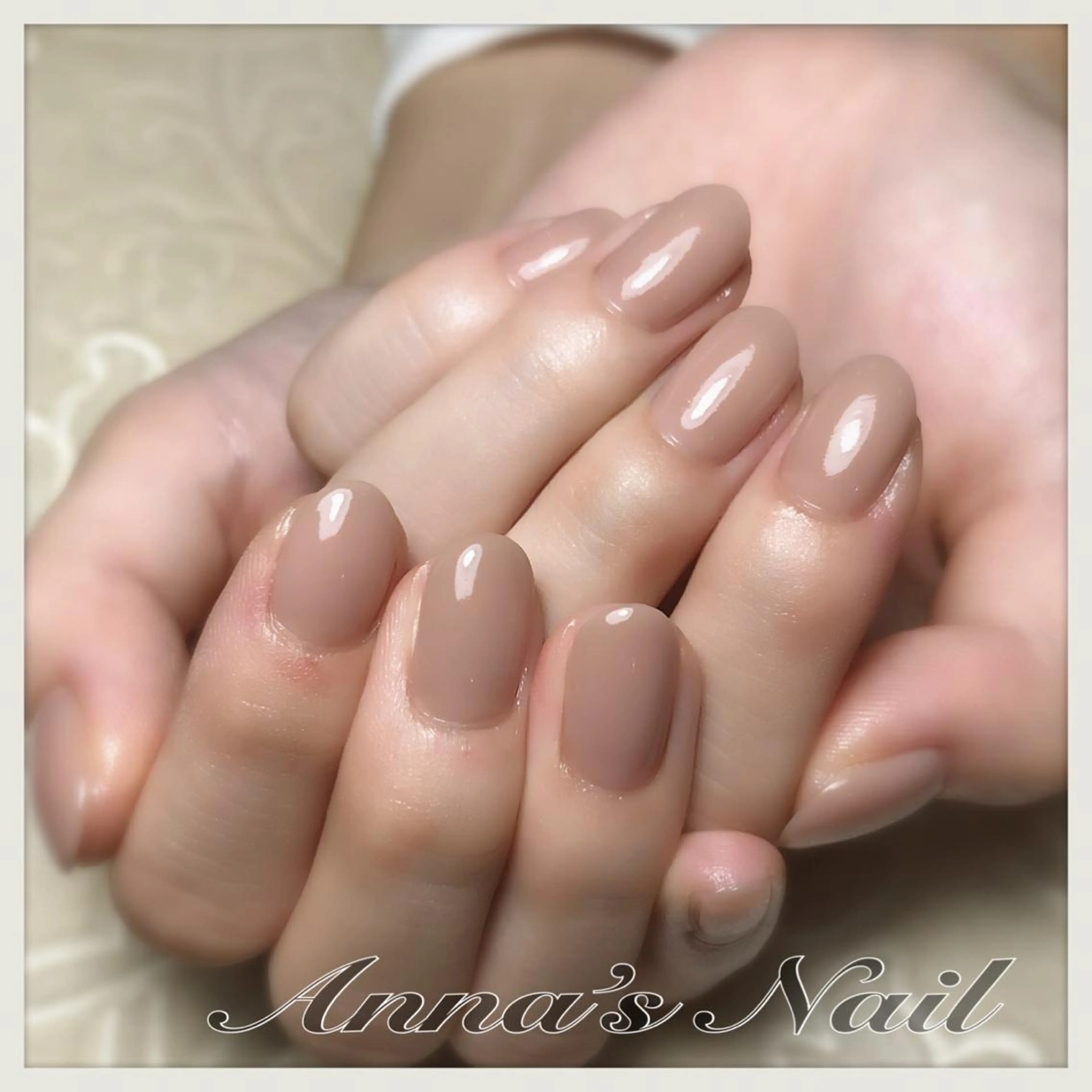 ネイル ワンカラーネイル Anna’s Nail所属・清口 杏奈のネイルデザイン
