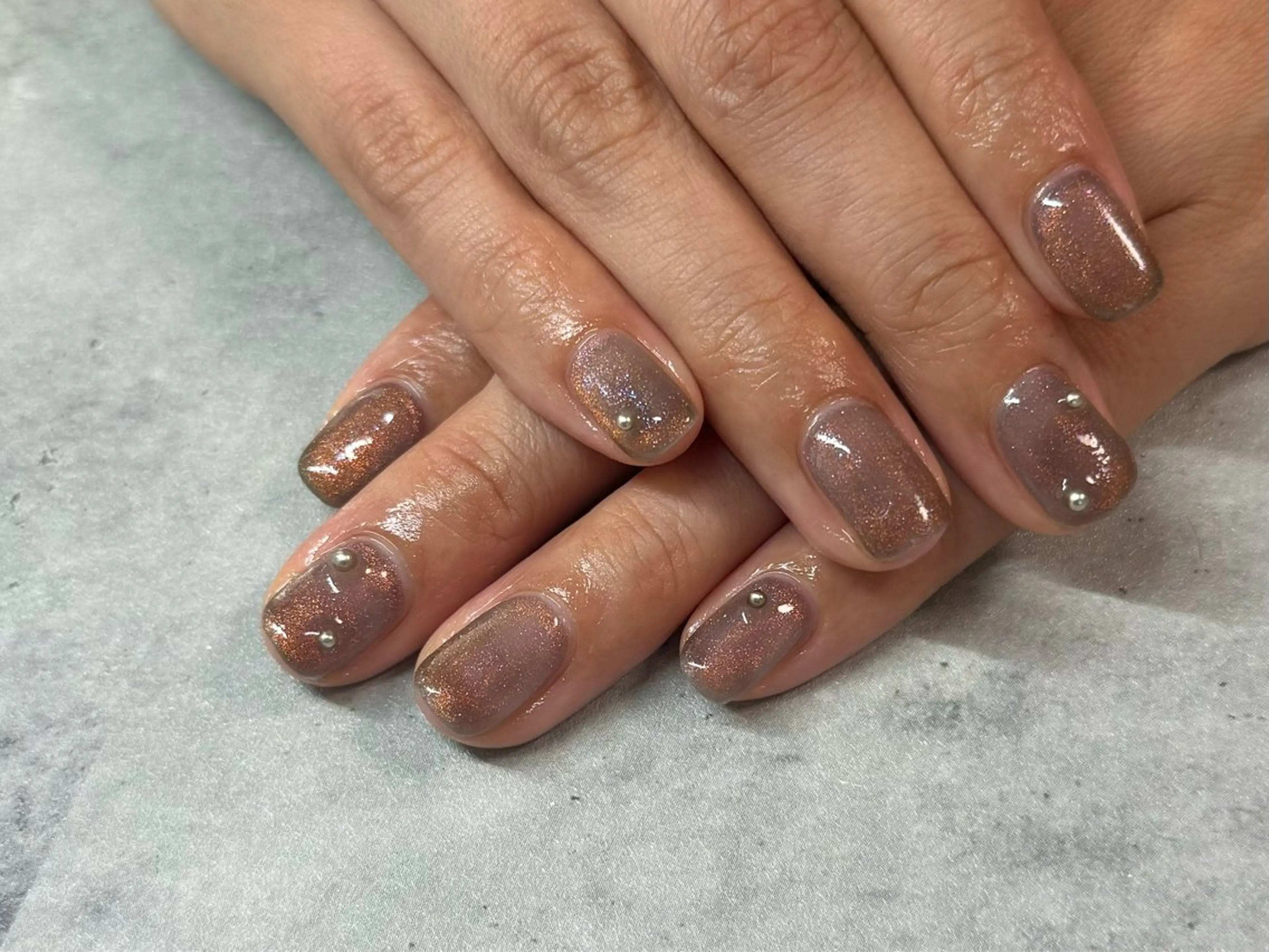 ネイル マグネットネイル ワンカラーネイル N.plus NaiLのネイルデザイン