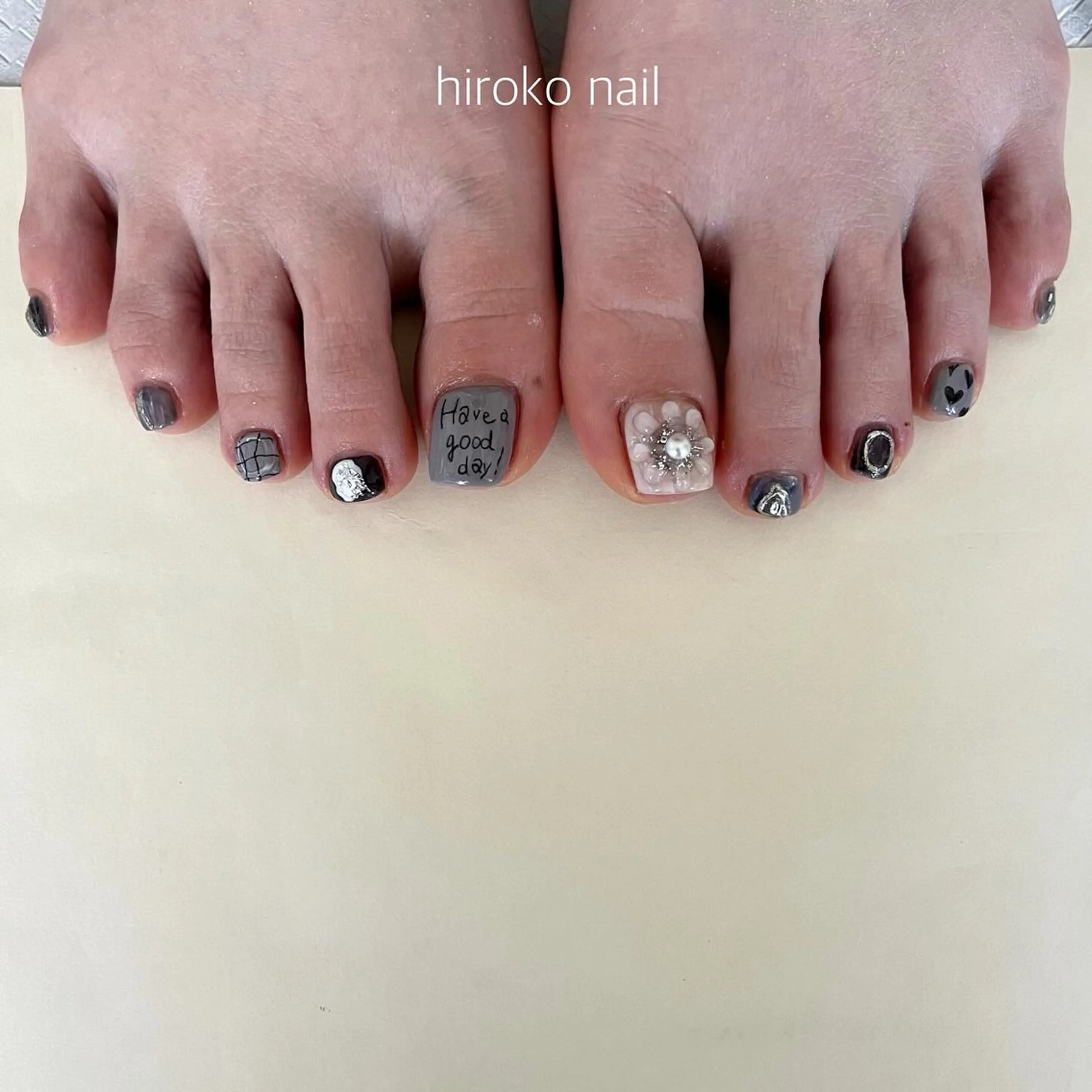 ネイル フットネイル hiroko nailのネイルデザイン