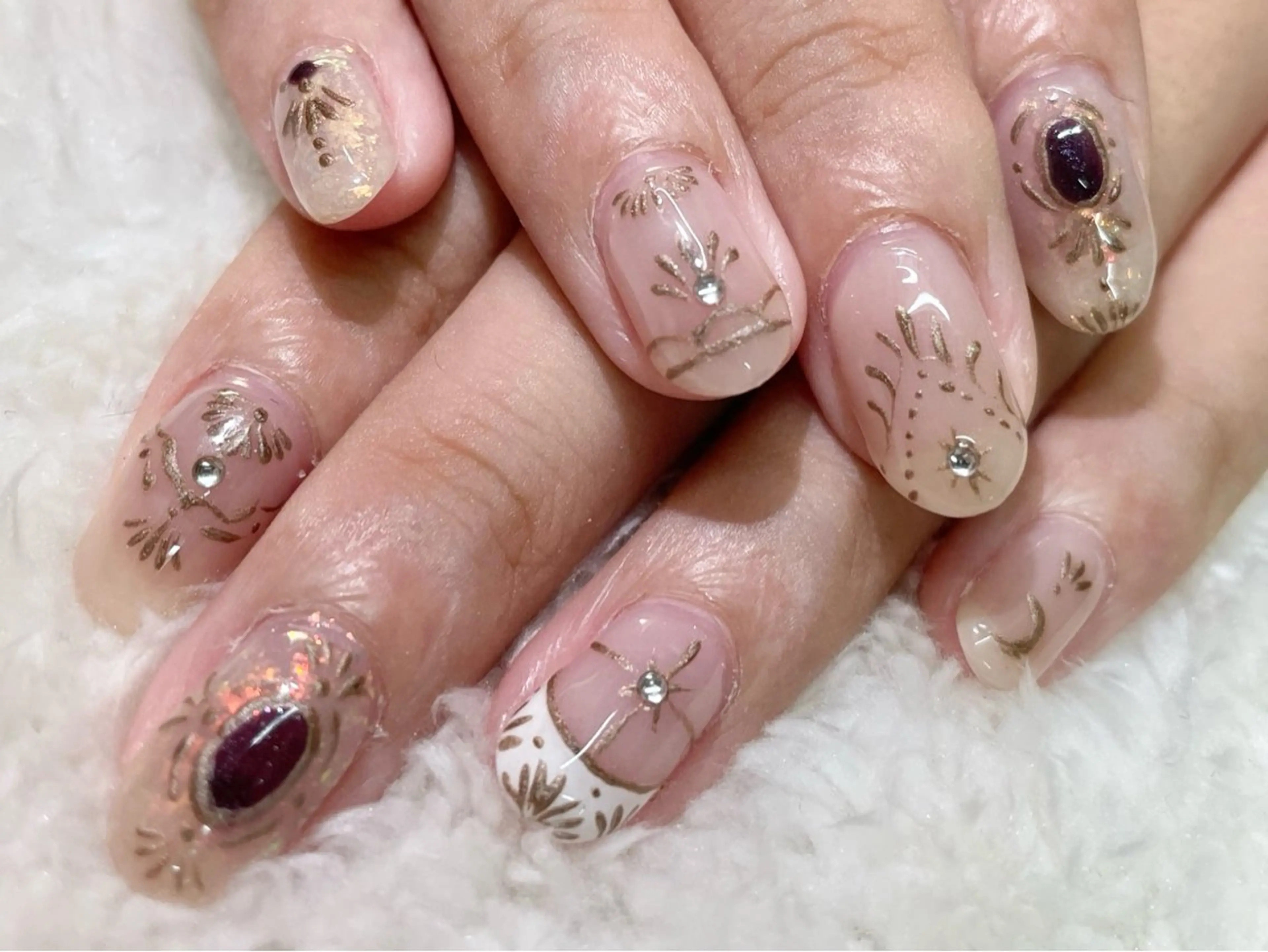 ネイル アートネイル ハンドネイル Forca total studio所属・Forca Airaのネイルデザイン