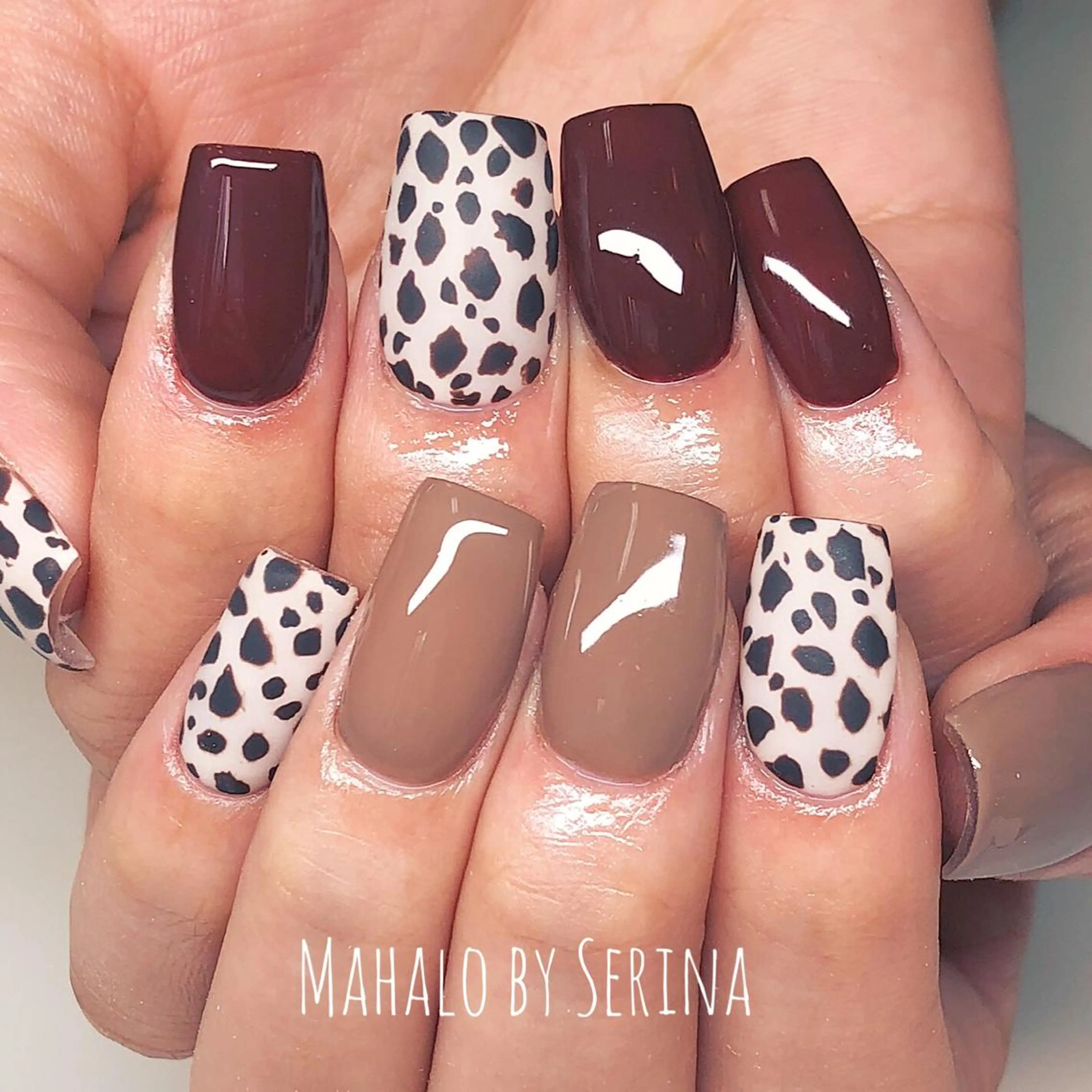 ミディアム カラー ネイル SUNNY BAE. SERINAのネイルデザイン