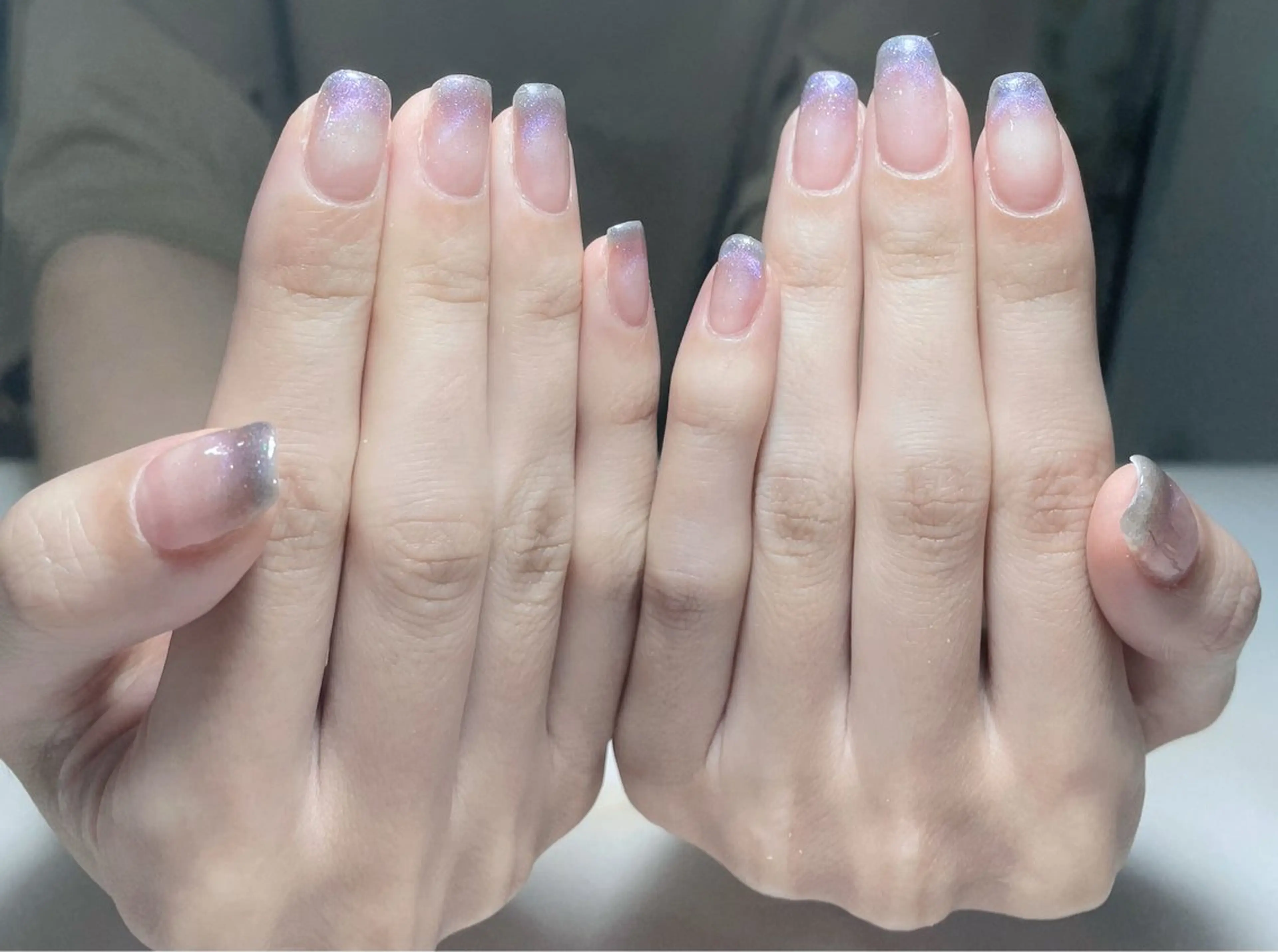 ネイル アートネイル フレンチネイル ジェルネイル グラデーション 韓国ネイル ハンドネイル 久保田 マリコのネイルデザイン