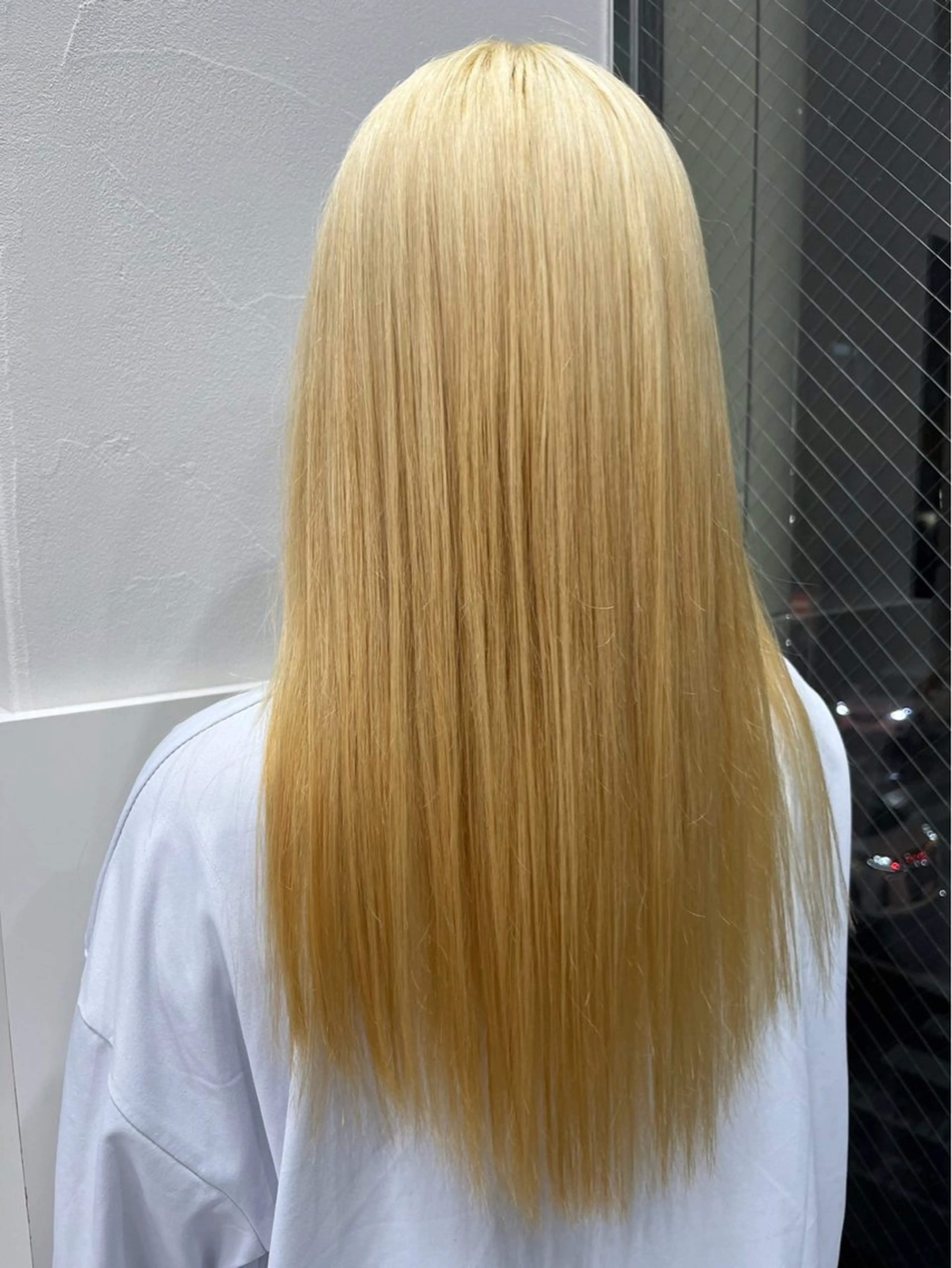 ロング カラー 抜きっぱなしブロンド ブロンド 🐥くまがい💛 ダブルカラー／パーマのヘアスタイル