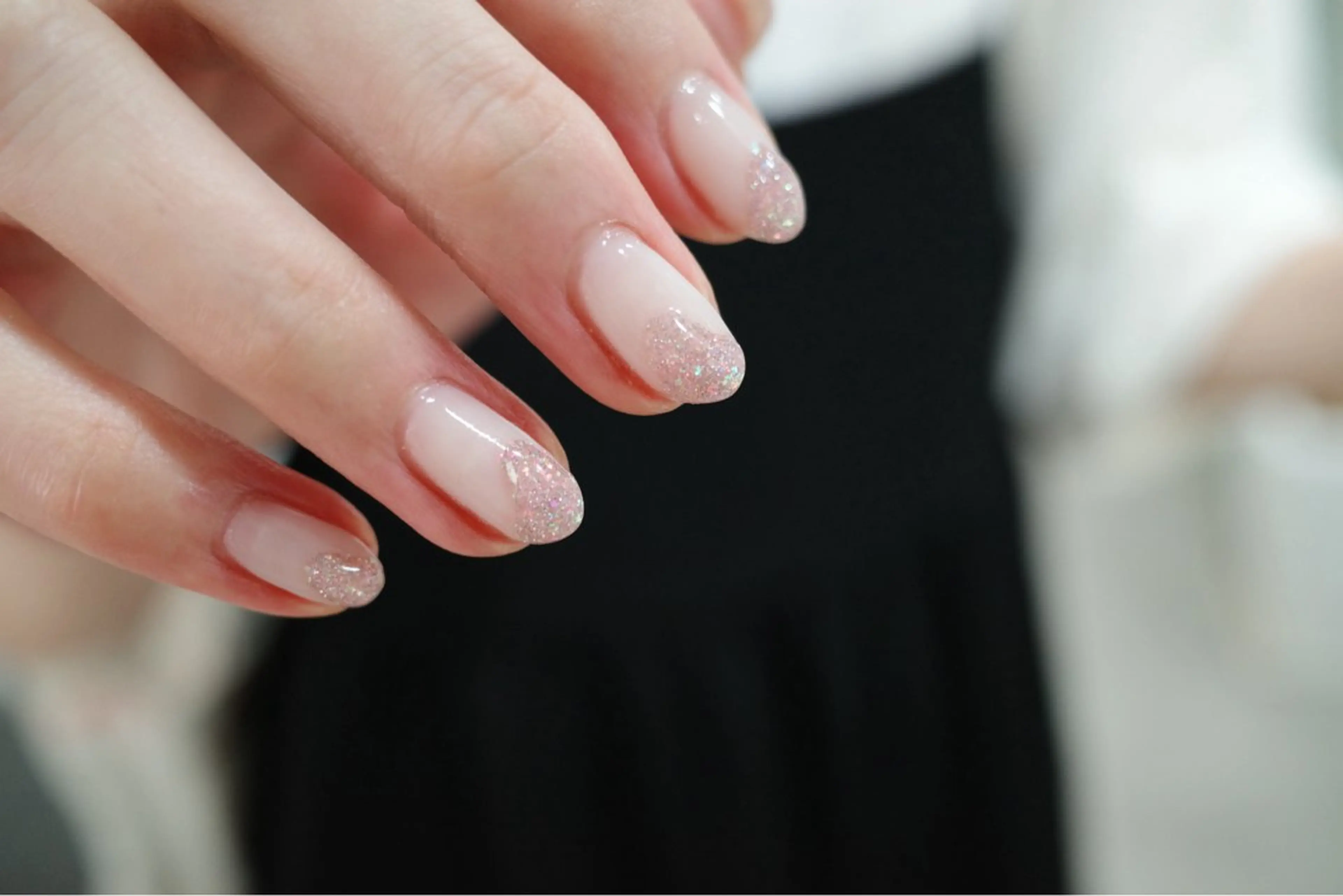 ネイル クリアネイル フラッシュネイル sösö nail所属・sösö nailのネイルデザイン