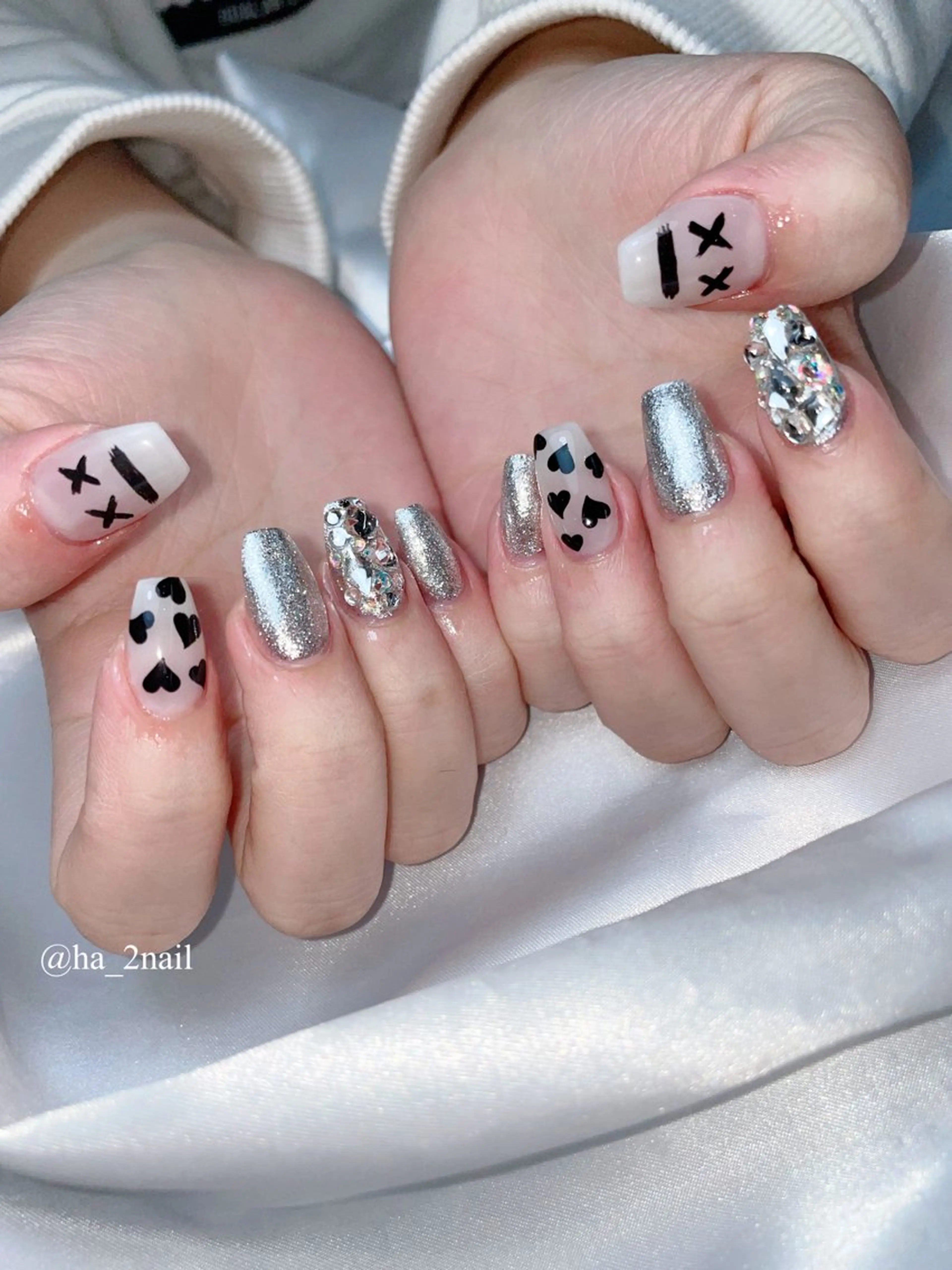 ネイル アートネイル NAIL and EYELASH ALPHA.所属・ALPHA. 姫繇のネイルデザイン