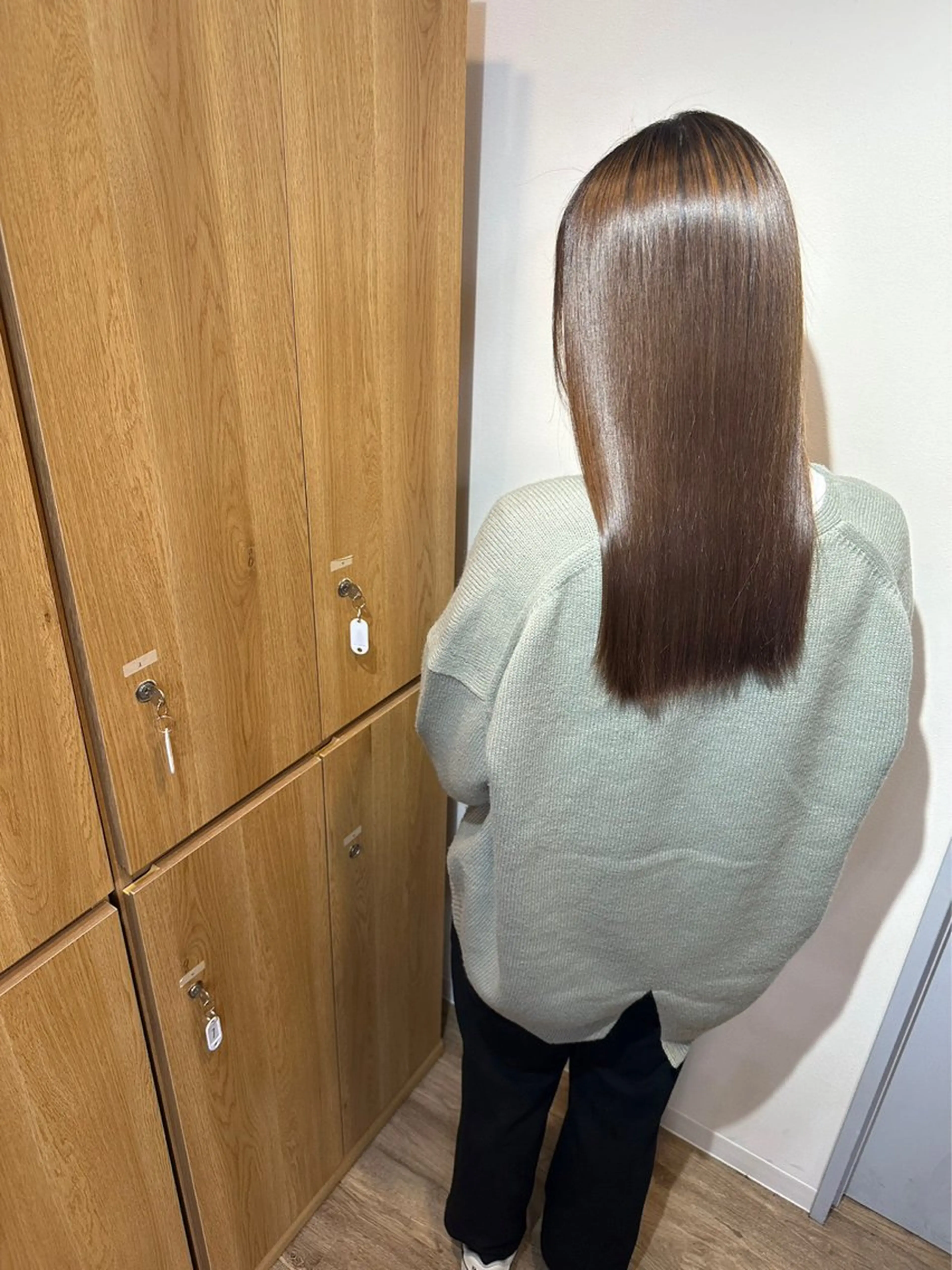 ロング 髪質改善 縮毛矯正 神戸ボブ✂️ ioe三宮/田 伸佳のヘアスタイル