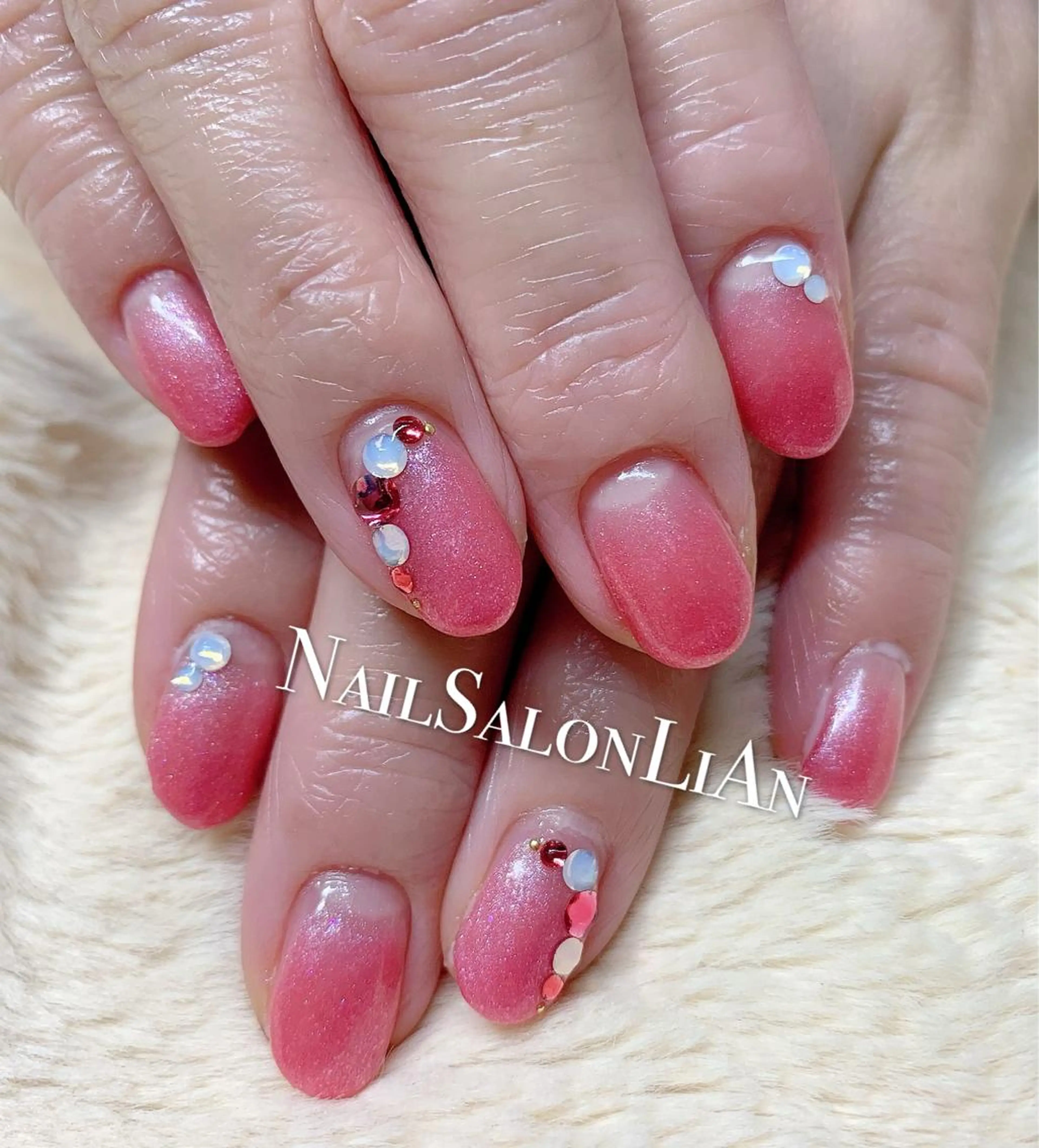 ネイル 持ち込み ハンドネイル NailSalon LiAnのネイルデザイン