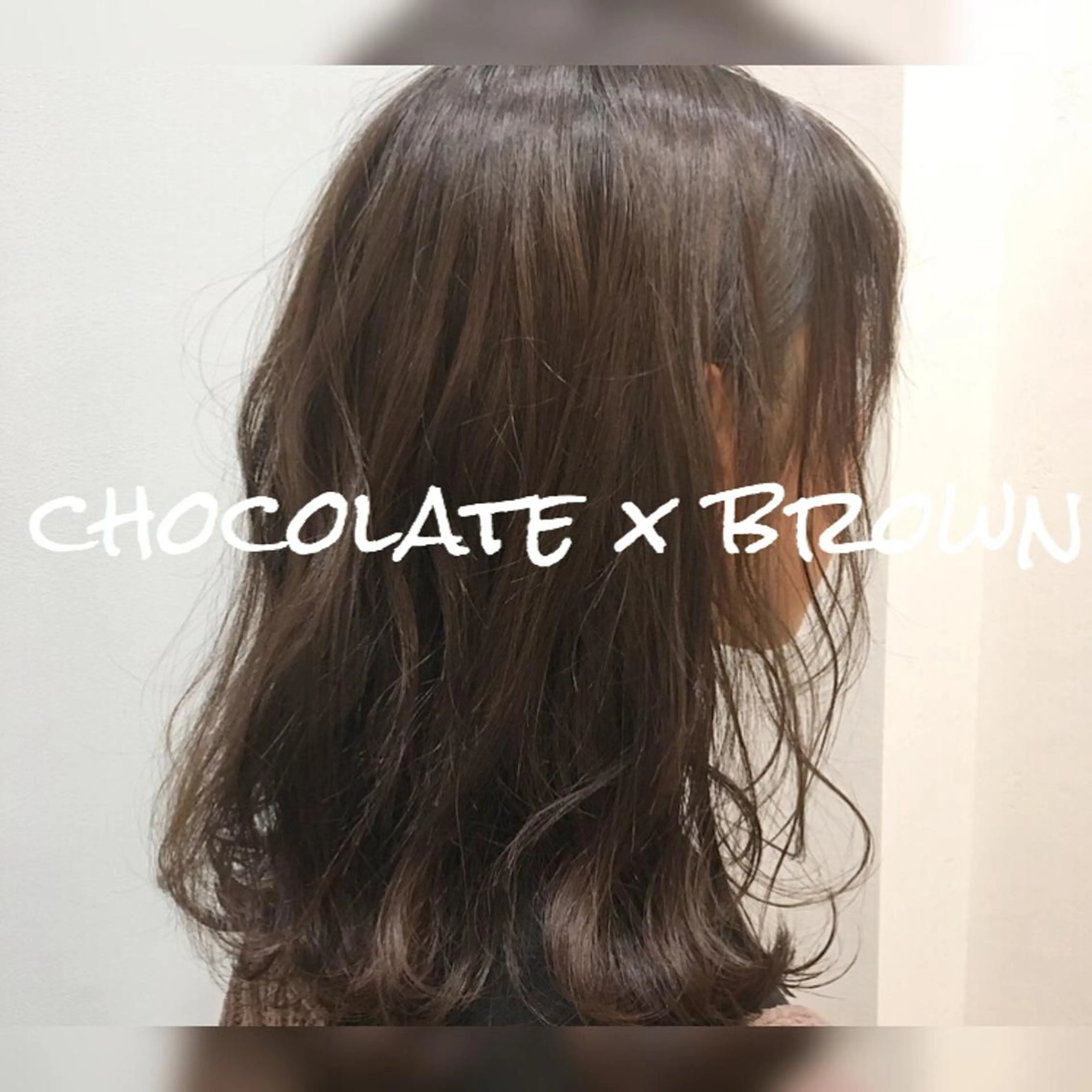 セミロング カラー ブラウンカラー チョコレートブラウン オレンジ ピンクカラー 【浜松・豊橋】 ニシモトのヘアスタイル
