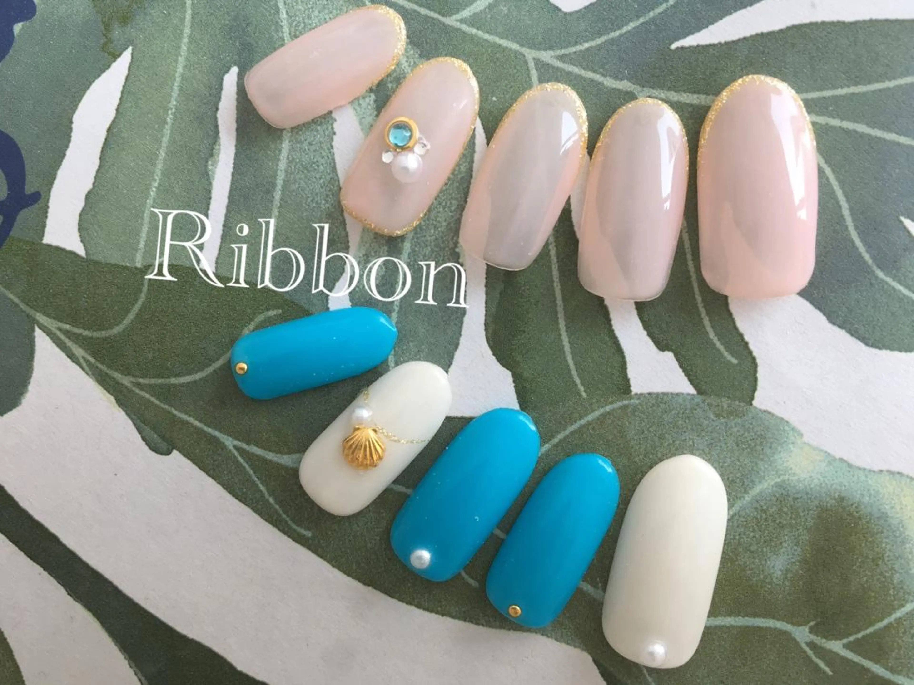 ネイル トップネイリスト Ribbon立川店のネイルデザイン