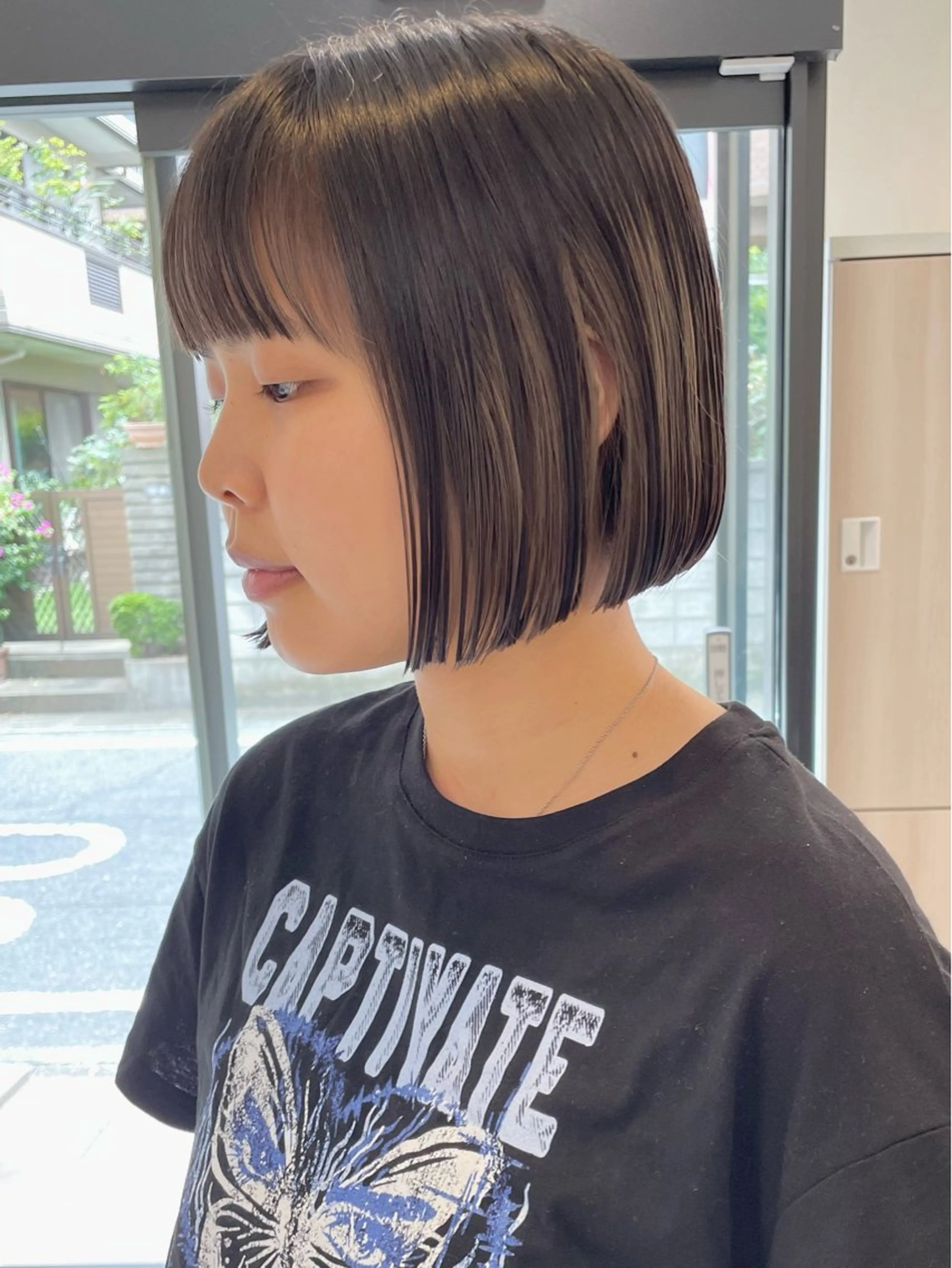 ショート 切りっぱなしボブ ショートボブ ボブ ショートヘア カット ヘアカラー 【ボブ/個室サロン】 癒し空間mimuraのヘアスタイル