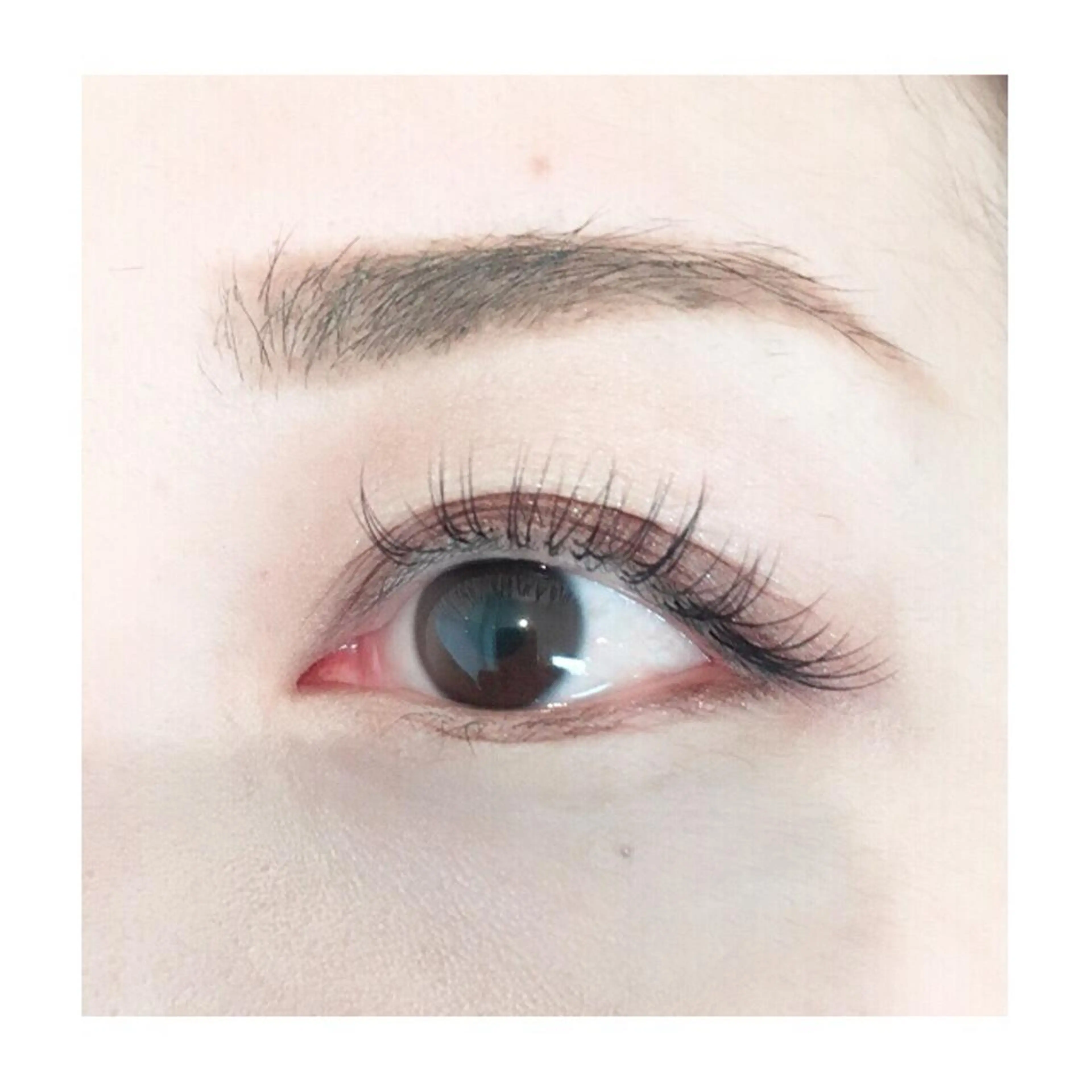 \着け心地&持ちが抜群‼︎/フラットラッシュ▷100本(美容液コーティング付き)ブラウンに変更OKの写真