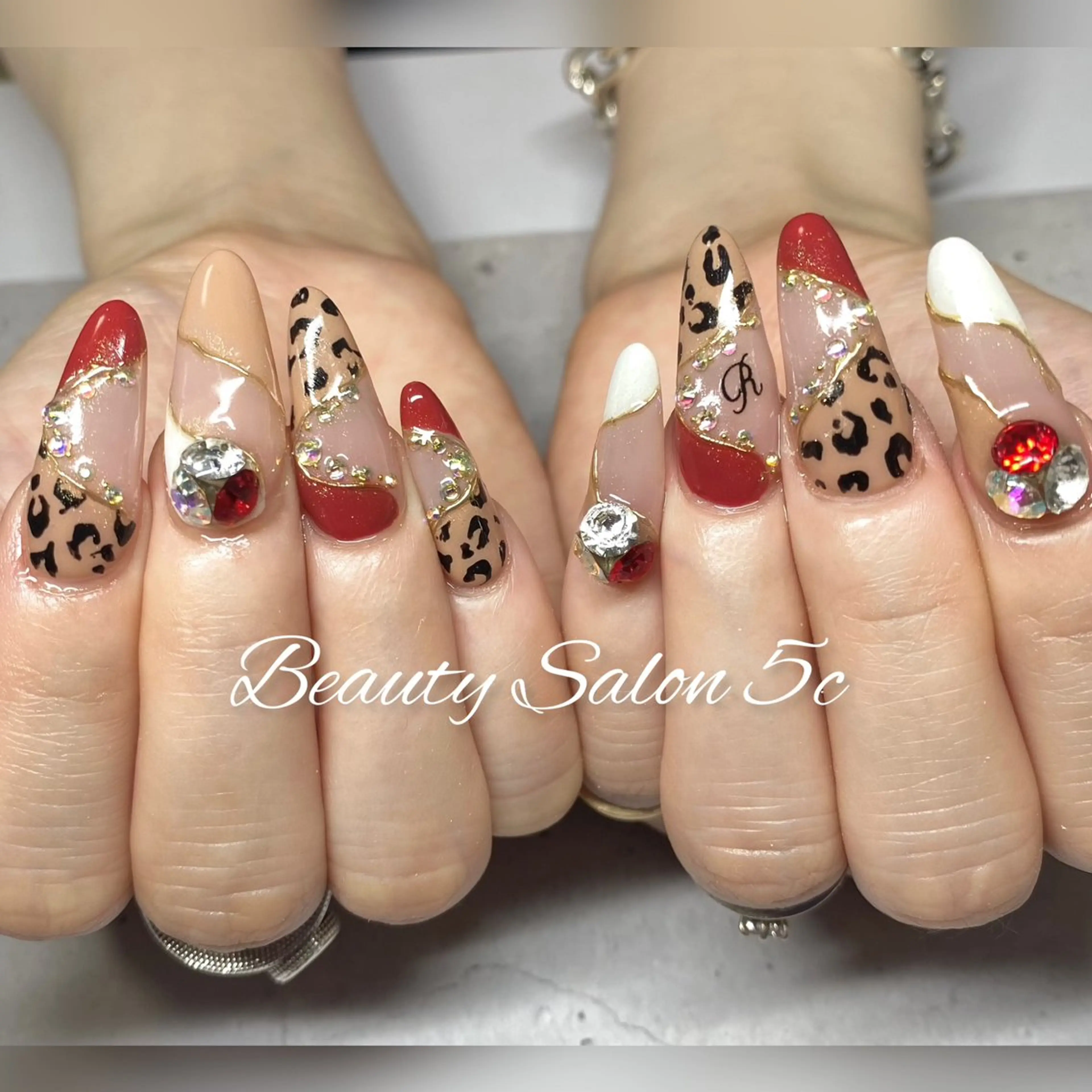 ネイル アートネイル スカルプネイル Beauty Salon5cのネイルデザイン