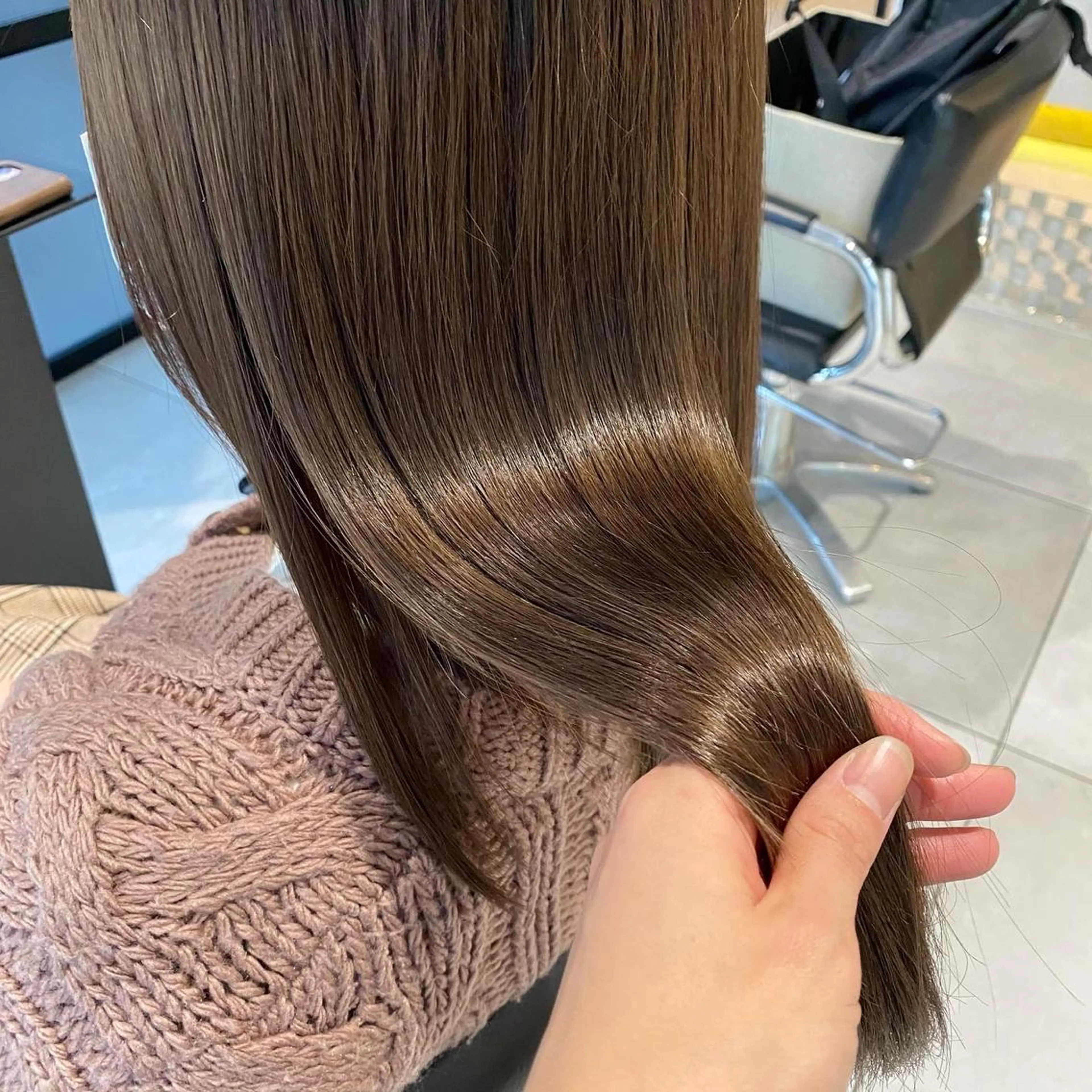 ロング 髪質改善 トリートメント SPADIC 大阪店所属・梅田美容室 SPADICユヅキ♠のヘアスタイル