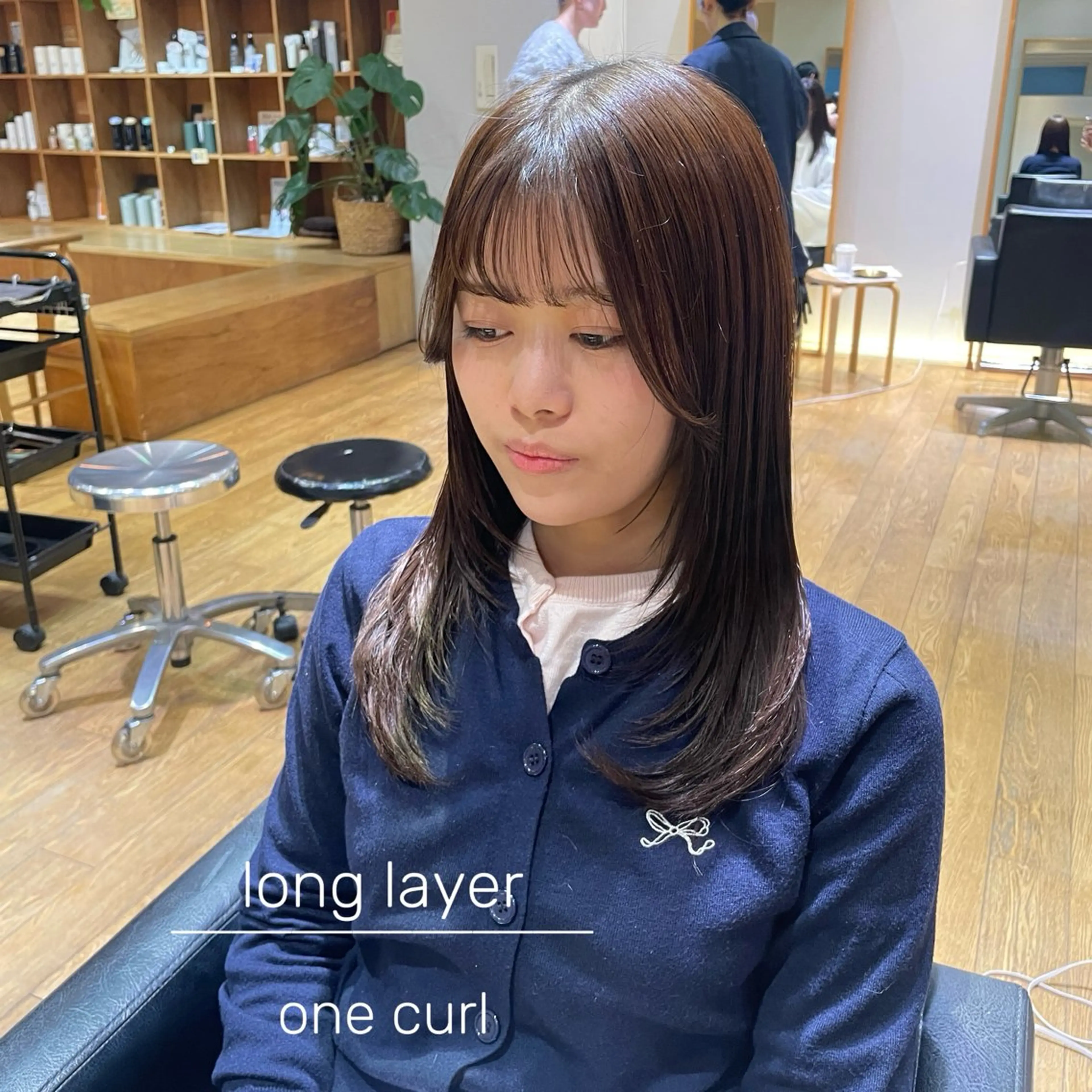 ロング ハイレイヤー レイヤーカット カット トリートメント 縮毛矯正/レイヤー /ひかるのヘアスタイル