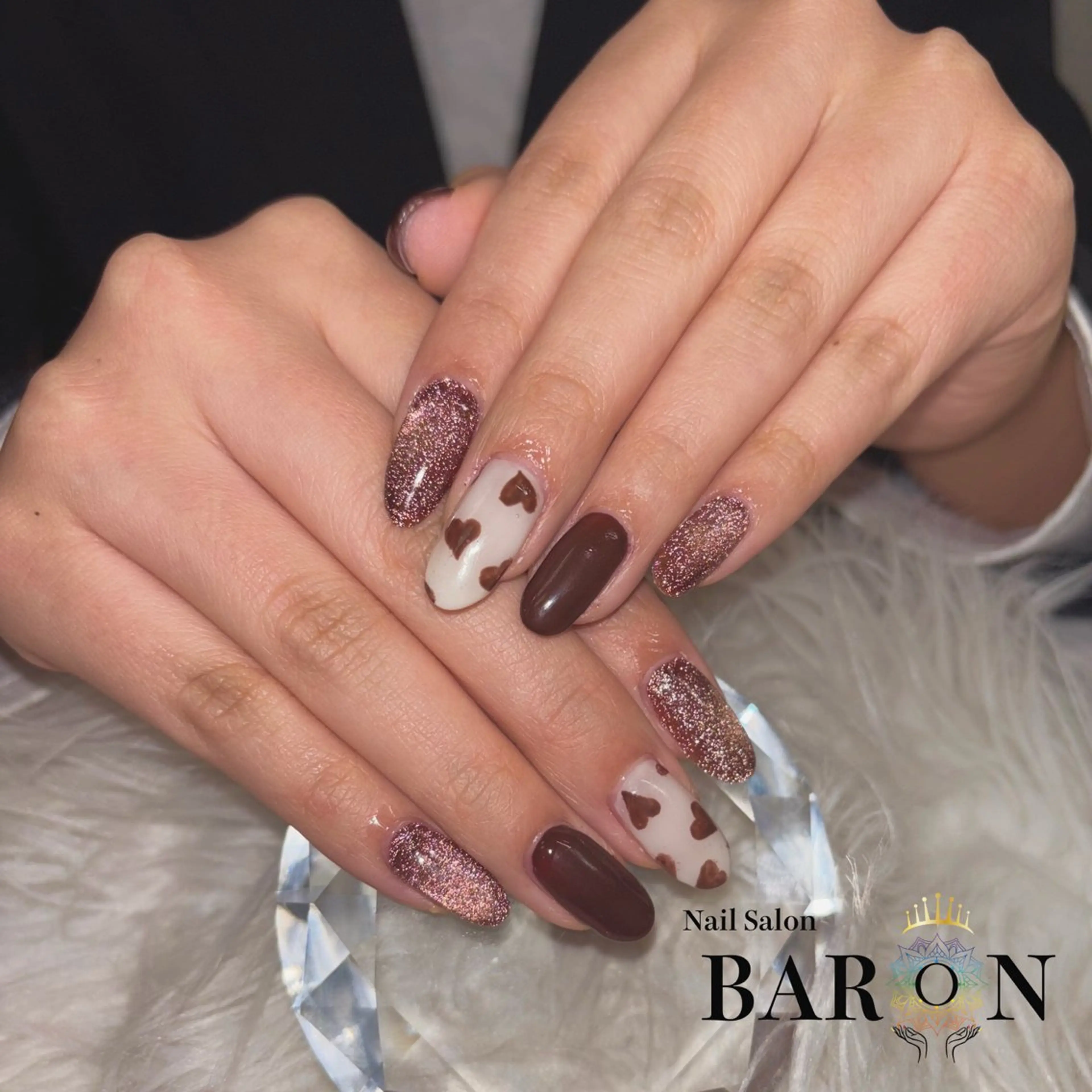 ネイル マグネットネイル BARON tomonaのネイルデザイン