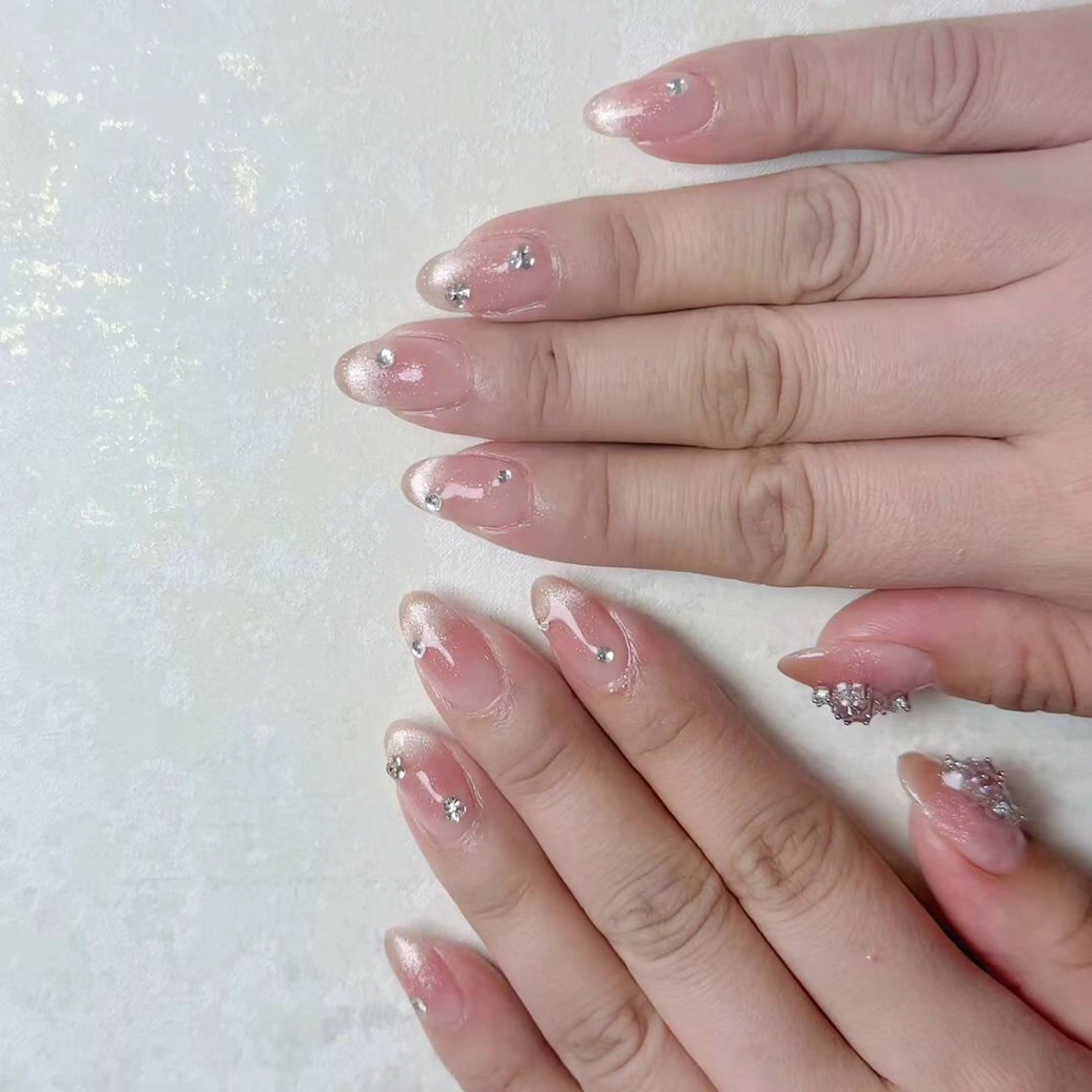 ネイル アートネイル フラワーネイル フットネイル ジェルネイル マグネットネイル Babarla　Nail　Salon所属・babarla Nailのネイルデザイン