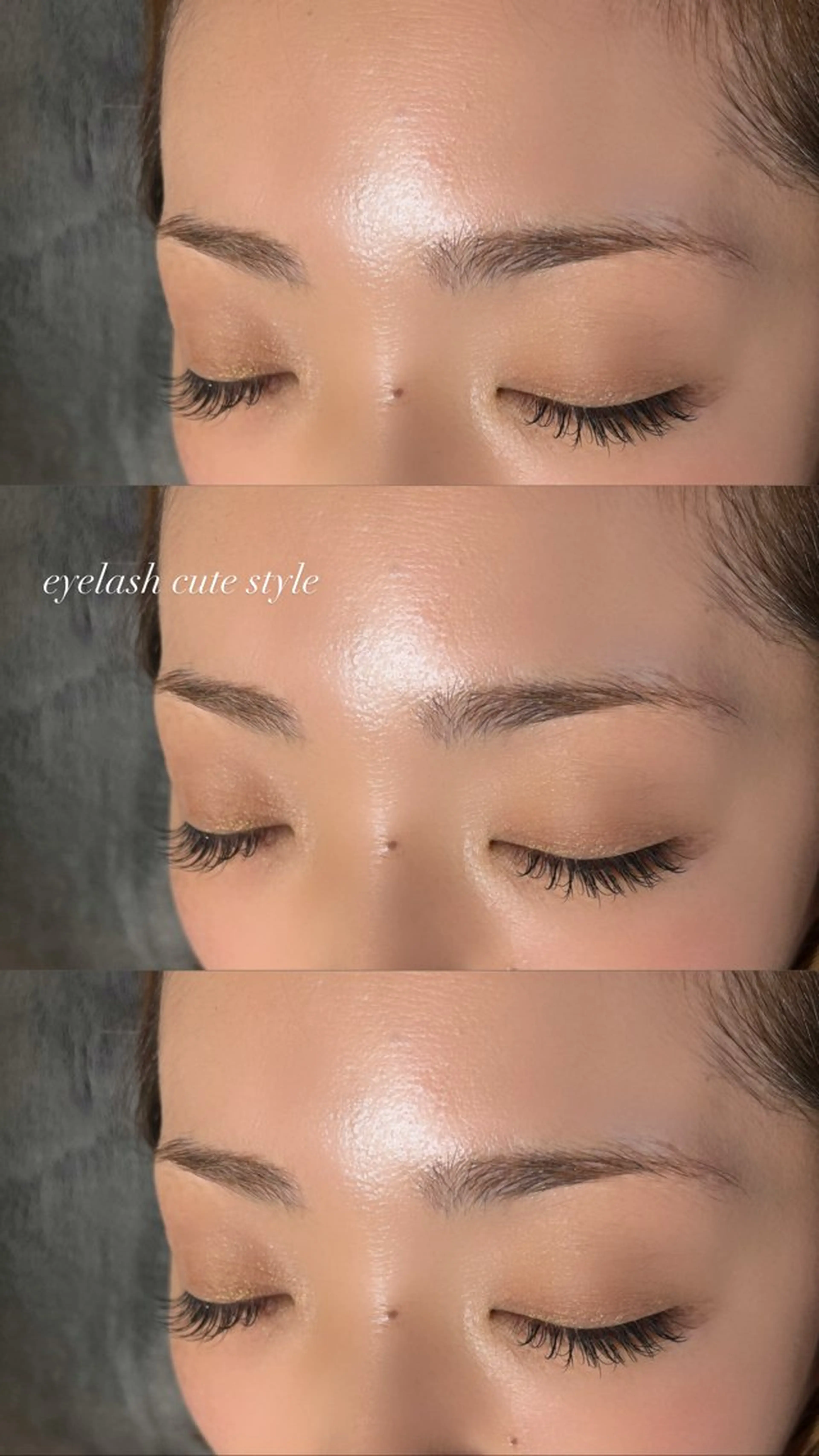 マツエク・マツパ Cカール キュート 稲垣 遥のヘアスタイル