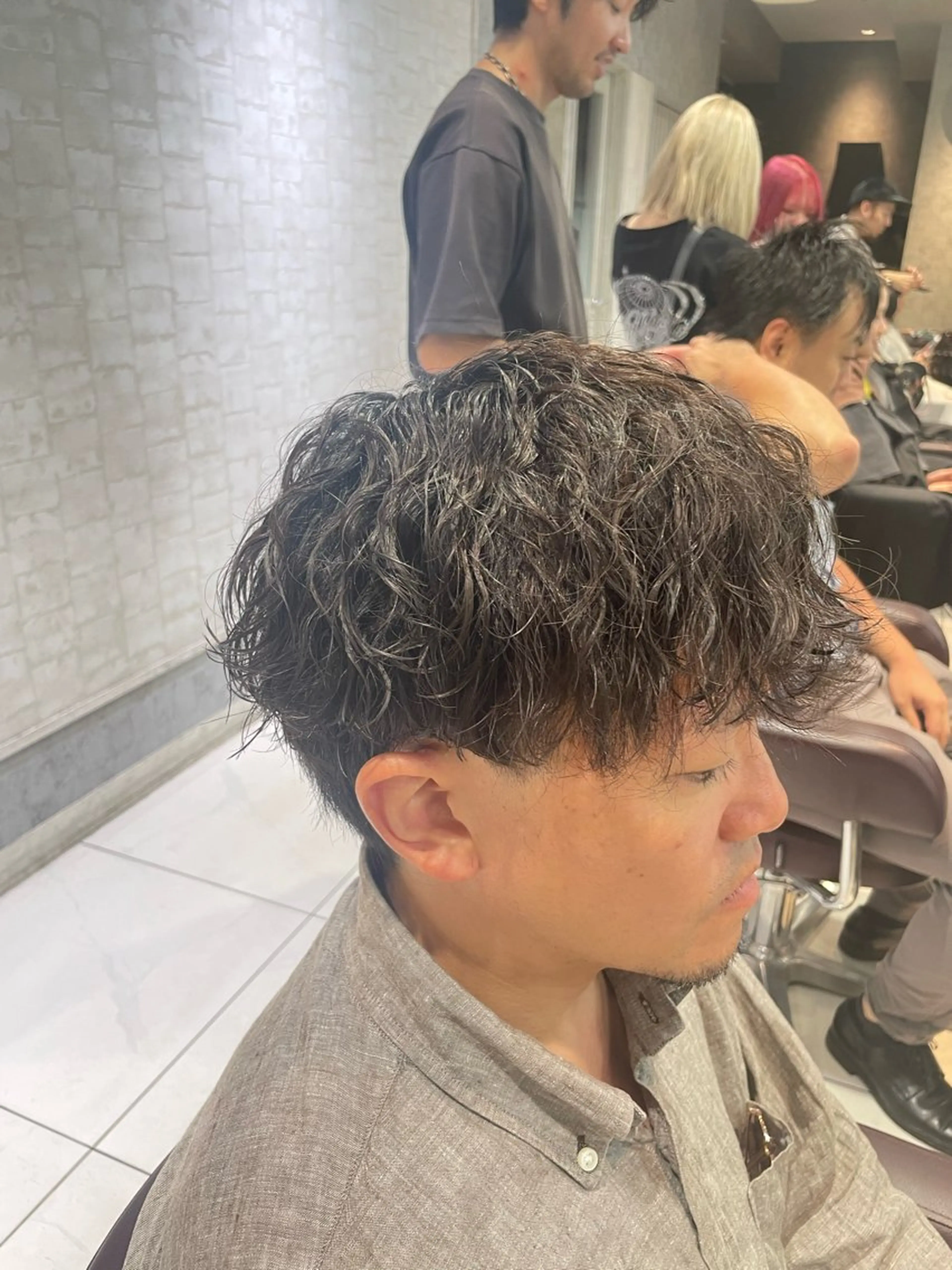 再来の方限定特殊パーマ🔎#メンズカット#メンズヘア#メンズパーマ#波巻き#ツイスパ#ニュアンスの写真