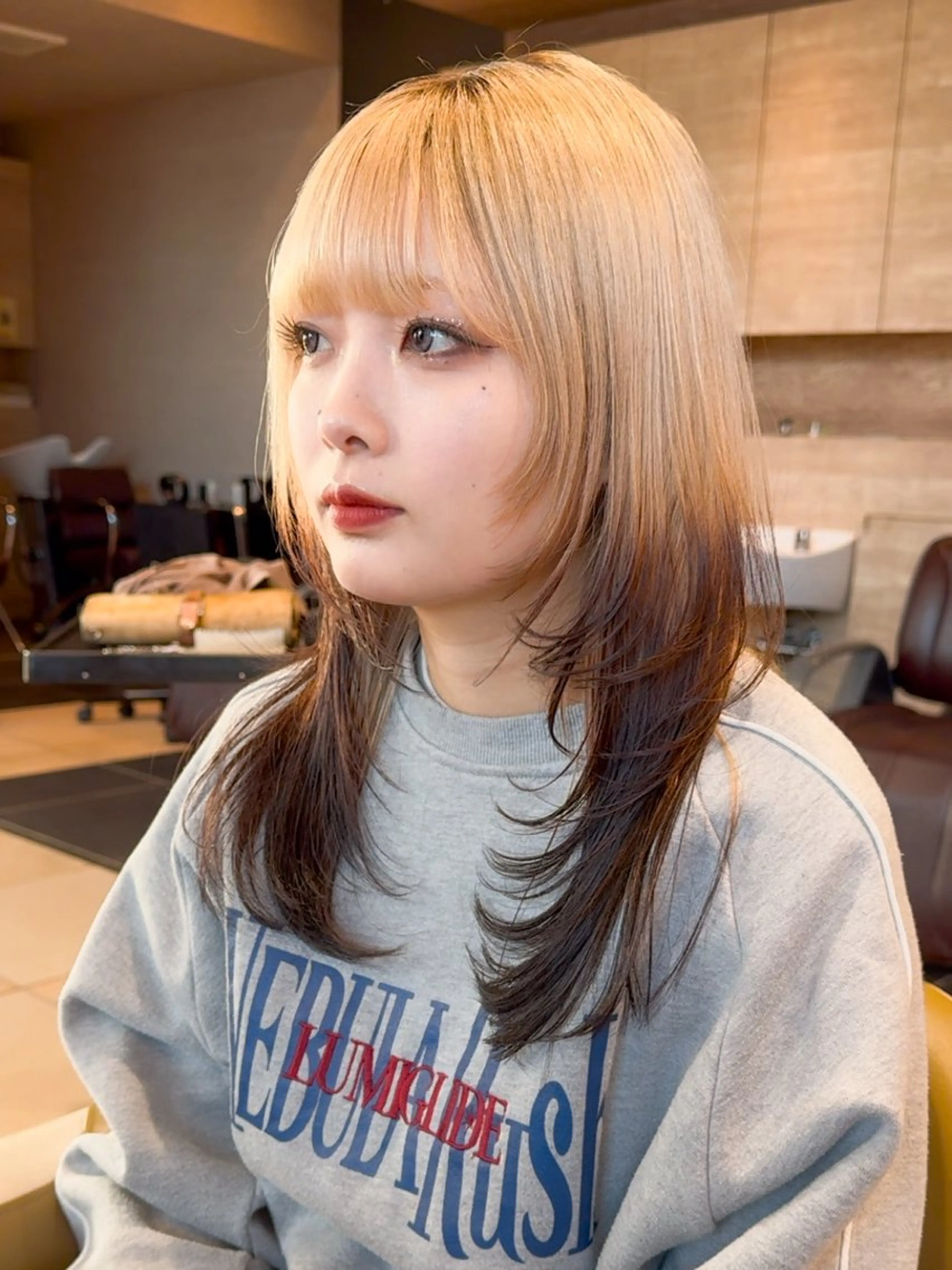 ロング りきまる けんとのヘアスタイル