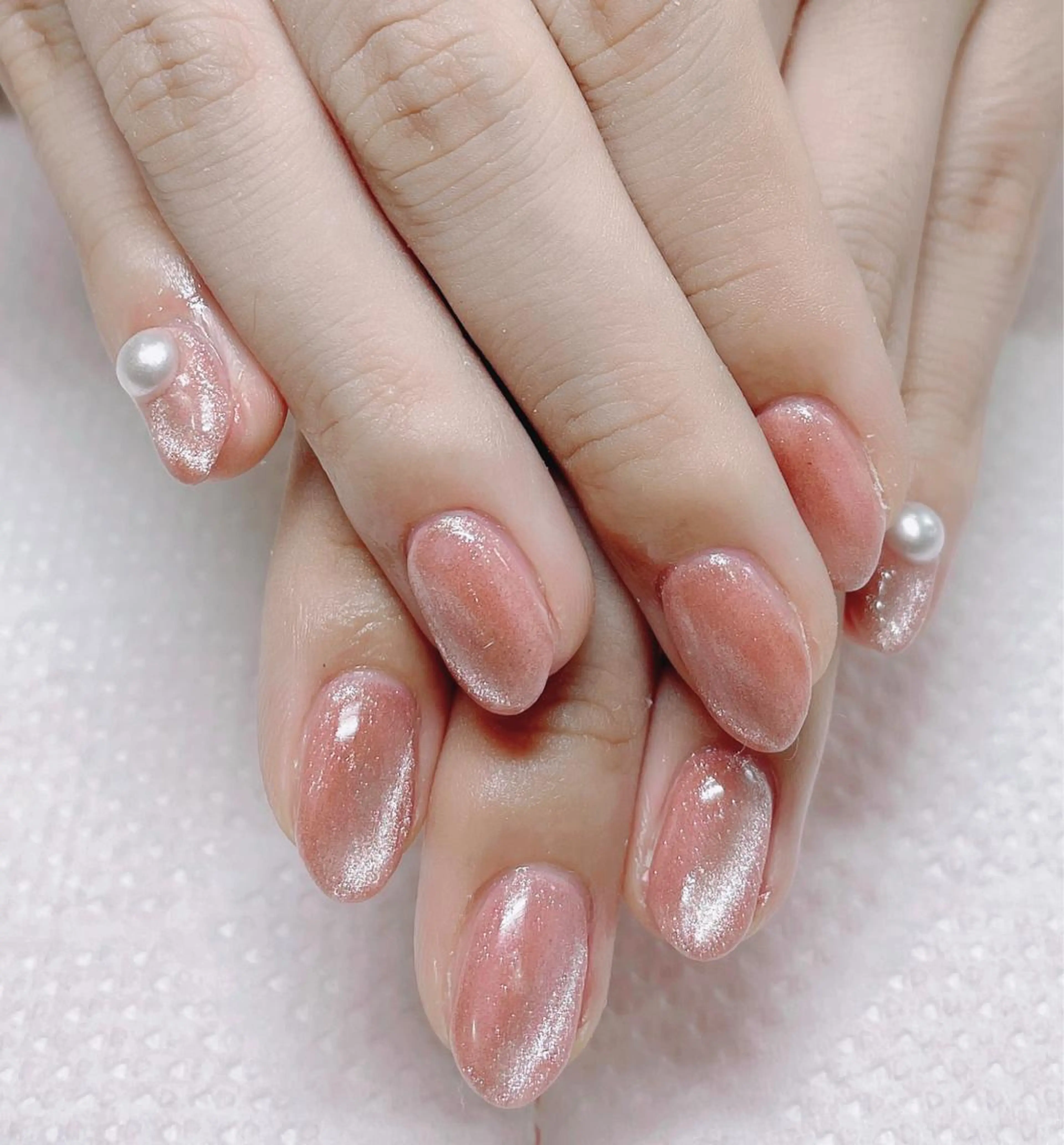 [オフ込み+ケーア付き] 💅 マグネットネイル&フラッシュネイルの写真