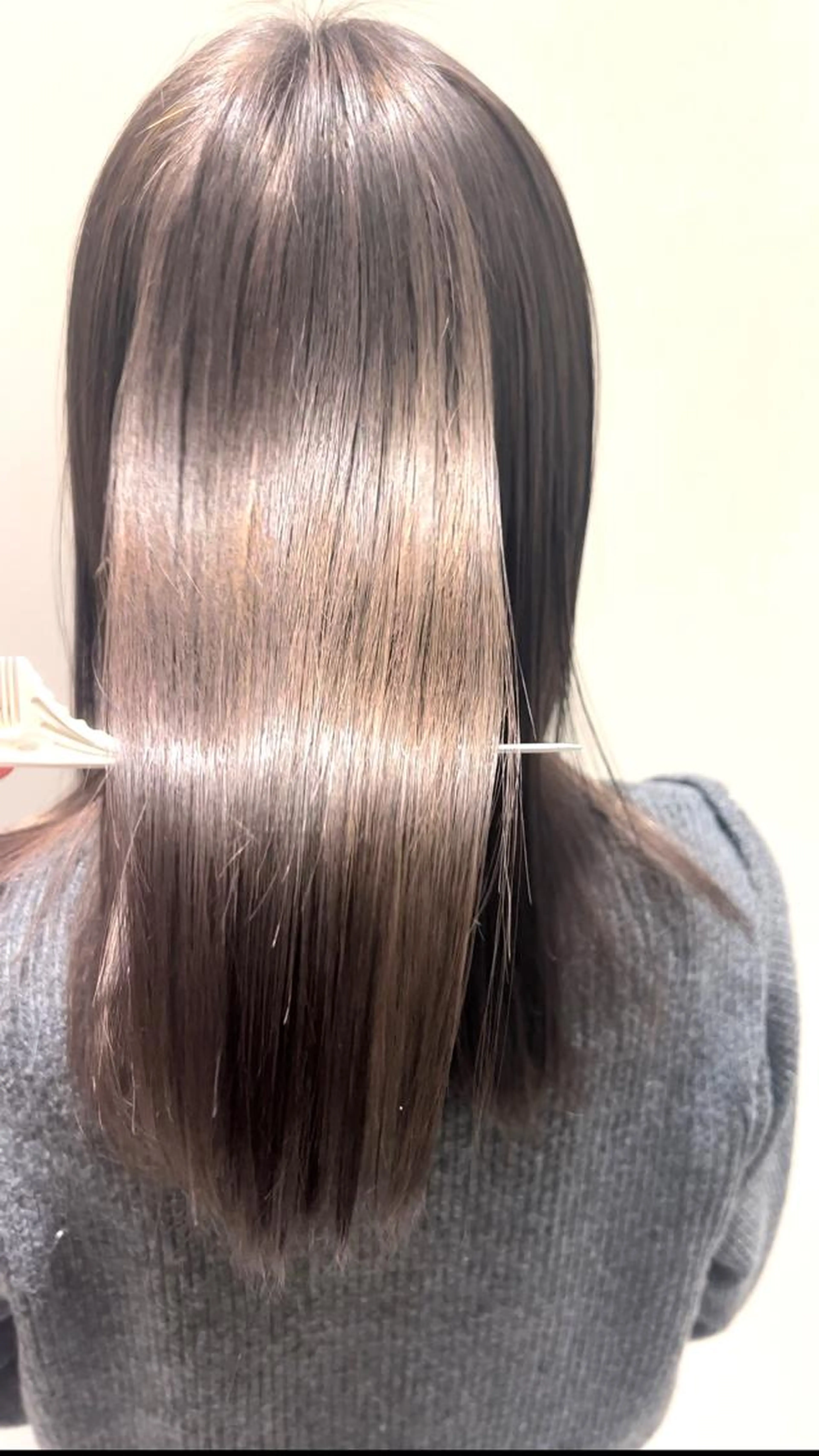 【最高級な艶】髪質改善inヒアルロン酸カラー+カット+premium髪質改善TRの写真