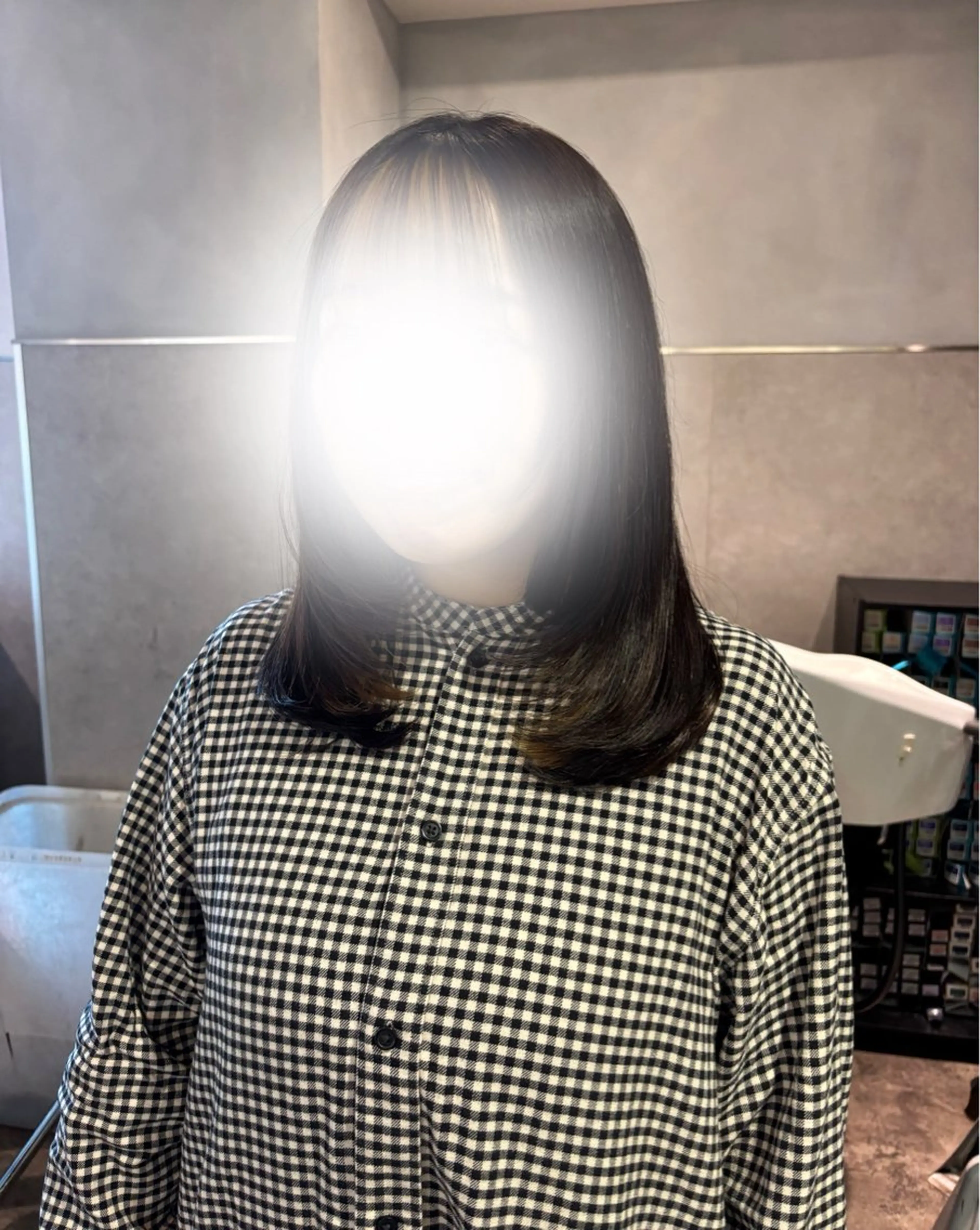 セミロング レイヤーカット カット 深みモテカラー˚✧ YUKAのヘアスタイル