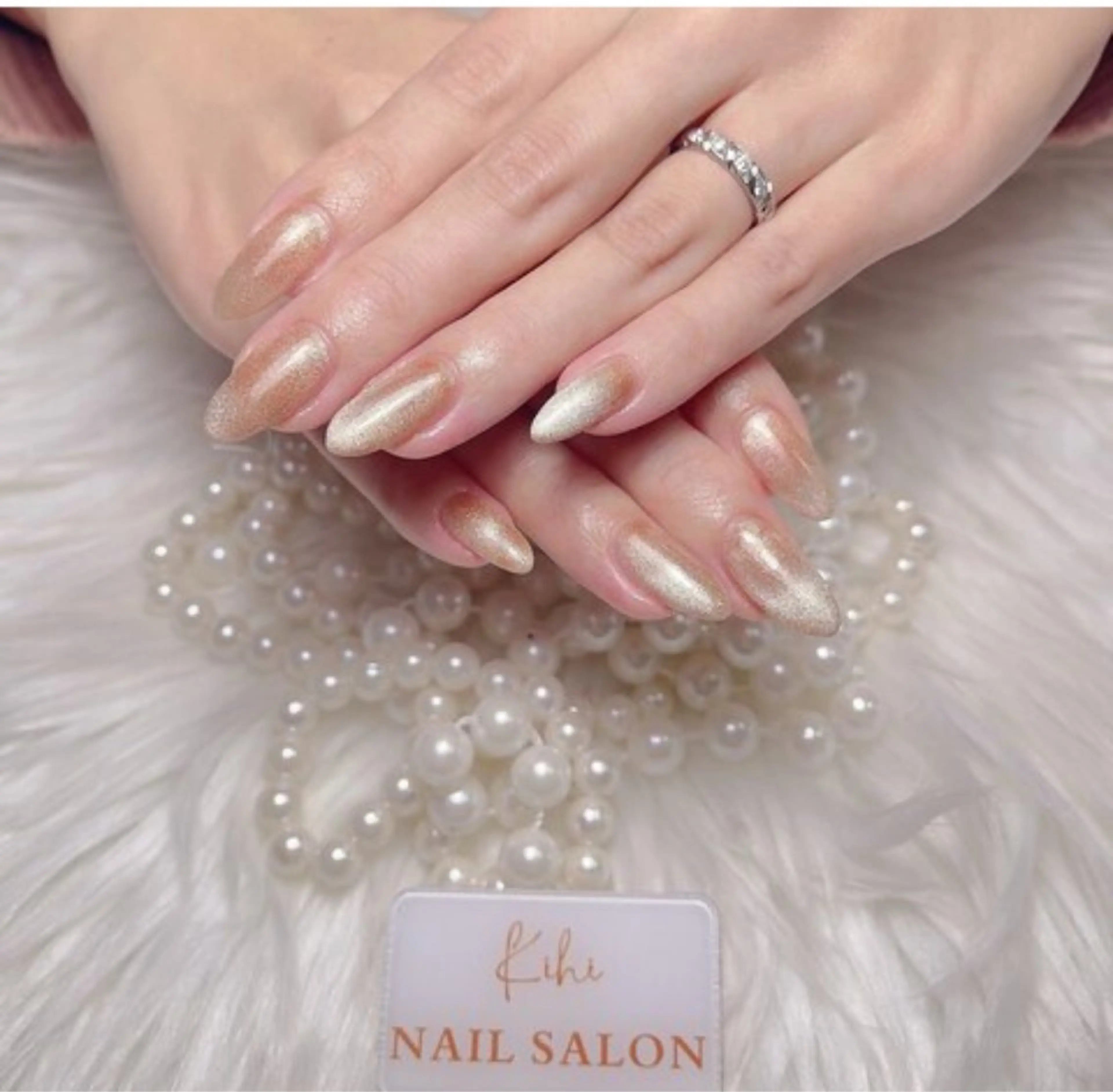 ネイル アートネイル フレンチネイル ジェルネイル グラデーション 韓国ネイル 村中 ハナのネイルデザイン