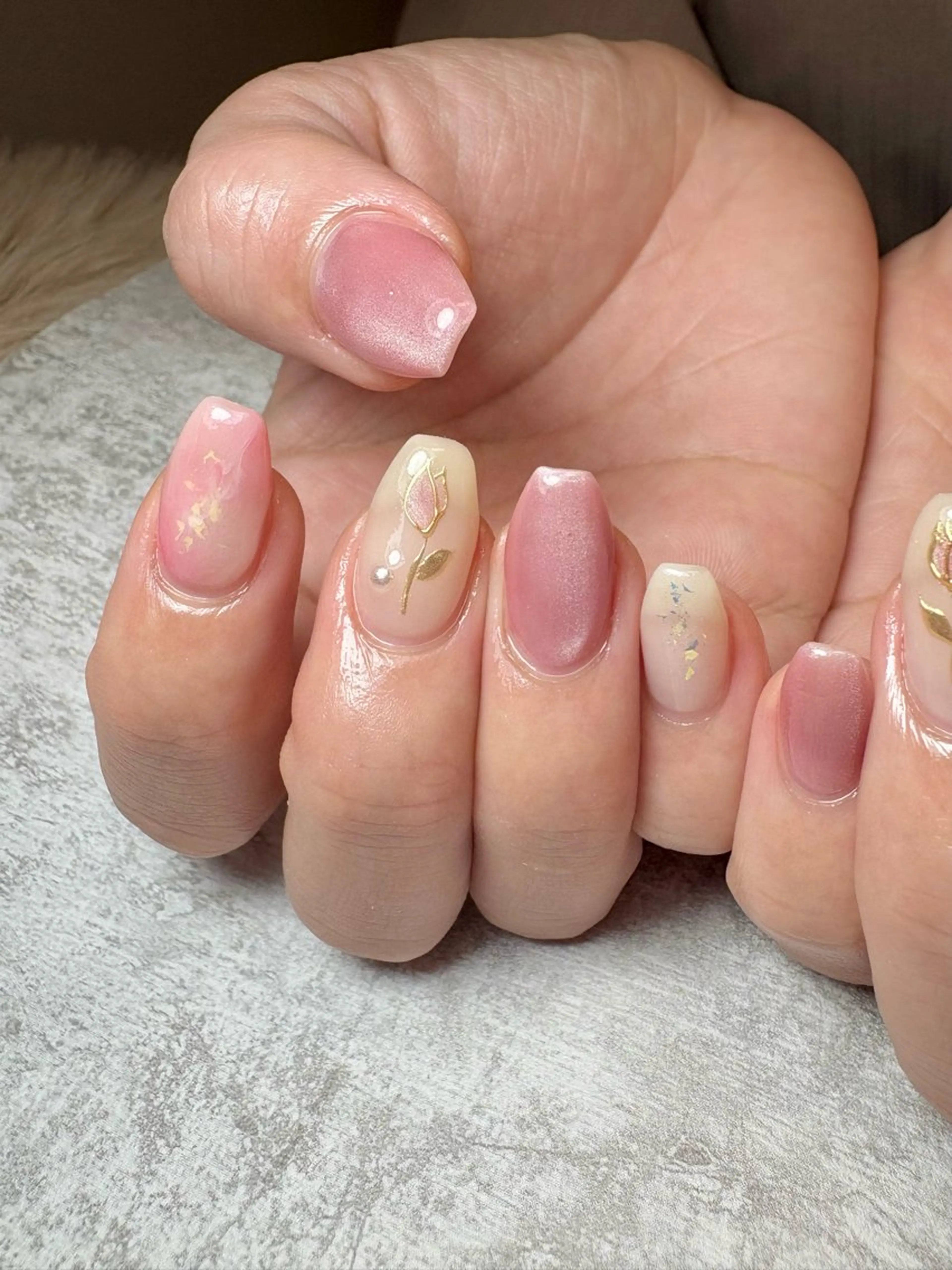 ネイル 持ち込み ニュアンスネイル BEAUTY GARDEN 【nail salon unseul】所属・nana .のネイルデザイン