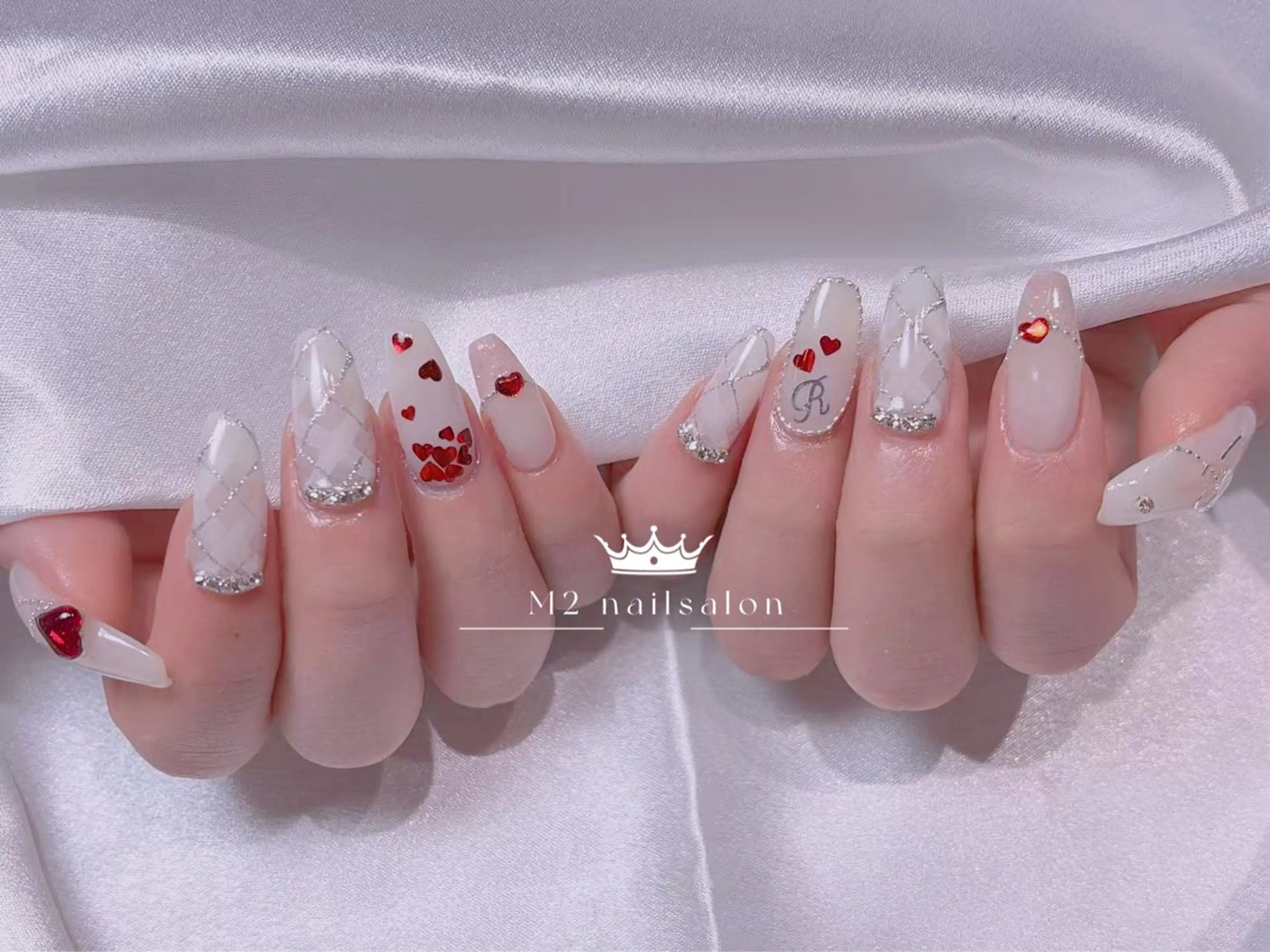 ネイル ハンドネイル 長さだし専門店 M2　rikaのネイルデザイン